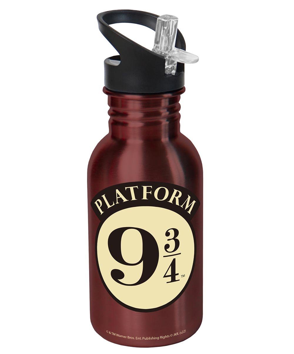 Geda Labels GmbH Trinkflasche Harry Potter 9 3/4, Bordeaux, 500ml, nicht spülmaschinengeeignet