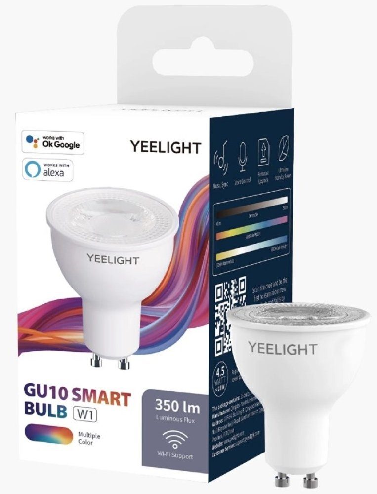 yeelight LED-Leuchtmittel GU10 Smart Bulb - - LED-Reflektorlampe weiß W1 Multicolor