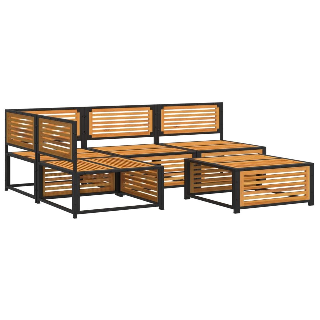vidaXL Gartenlounge-Set 5-tlg. Garten-Sofagarnitur mit Kissen günstig online kaufen