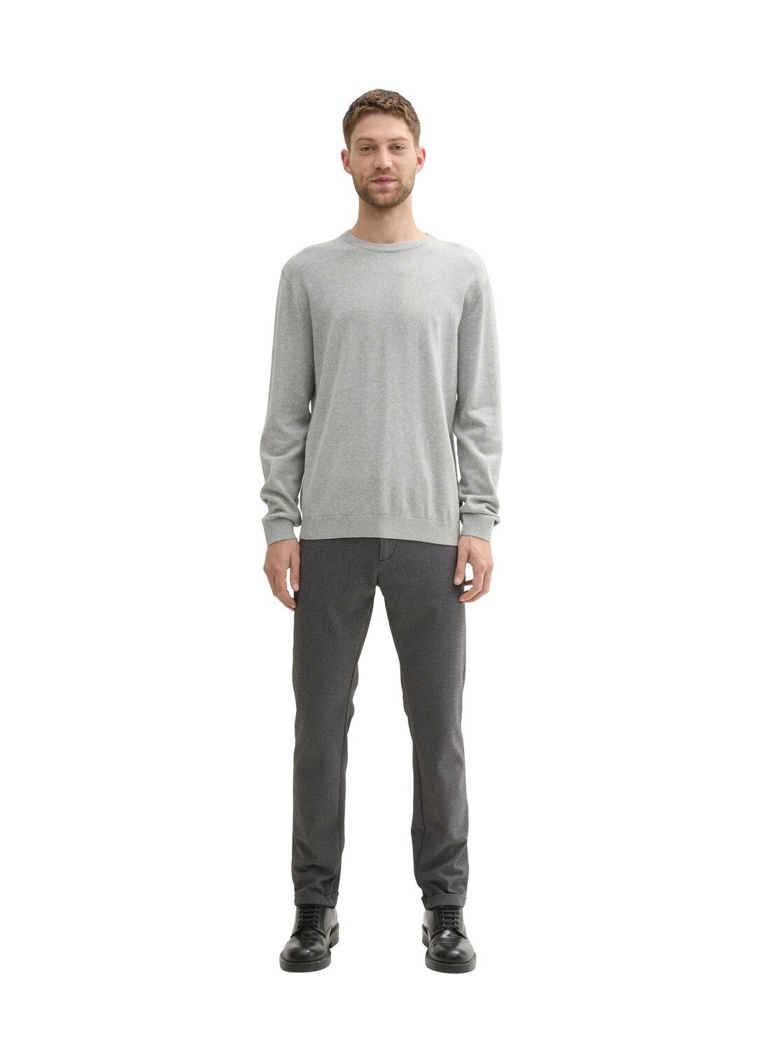 TOM TAILOR Chinohose slim mit Viskose und Stretch