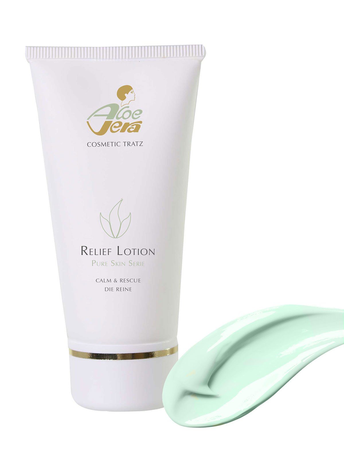 Aloe Vera Cosmetic Tratz Hautcreme Relief Lotion PURE SKIN, 1-tlg., fettige Haut oder Aknehaut, 40,3% Active Aloe, Arnica Montana Flower