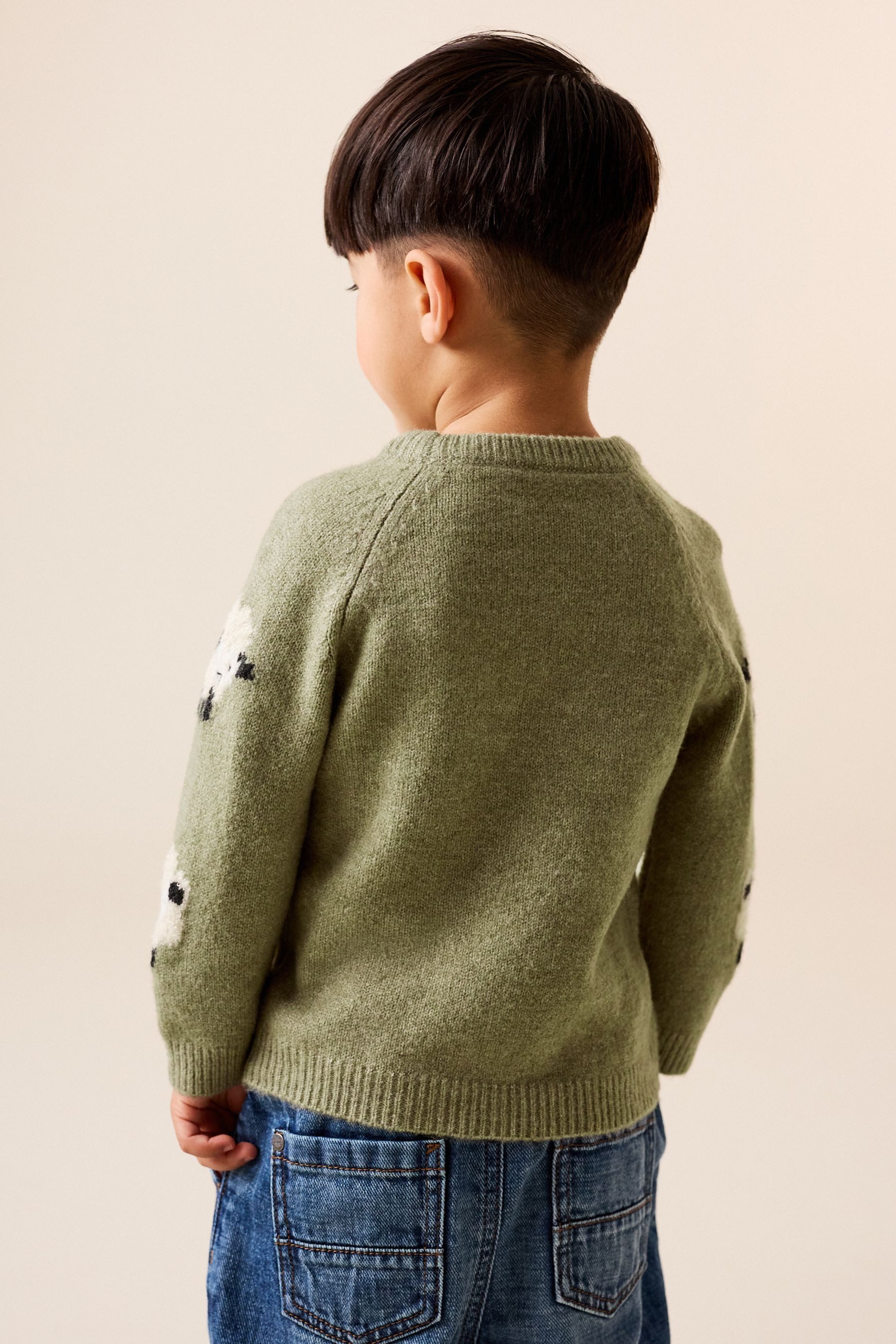 Next Strickpullover Gestrickter Rundhalspullover (1-tlg)