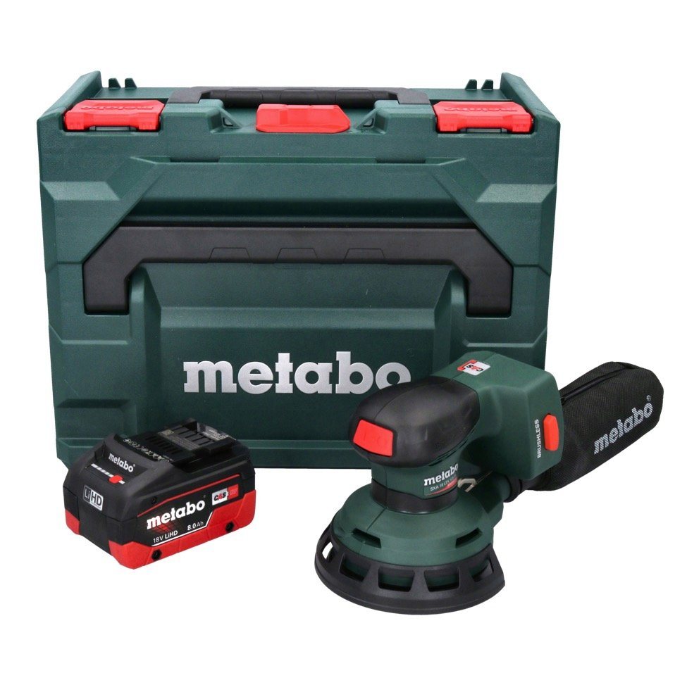 Thumbnail - metabo Exzenterschleifer SXA 18 LTX 125 BL Akku Exzenterschleifer 18 V 125 mm Brushless + 1x A