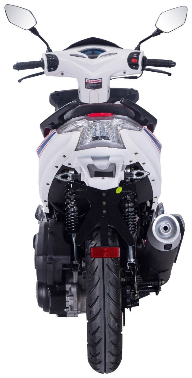GT UNION Motorroller Striker, 125 ccm, 5 85 Euro weiß km/h