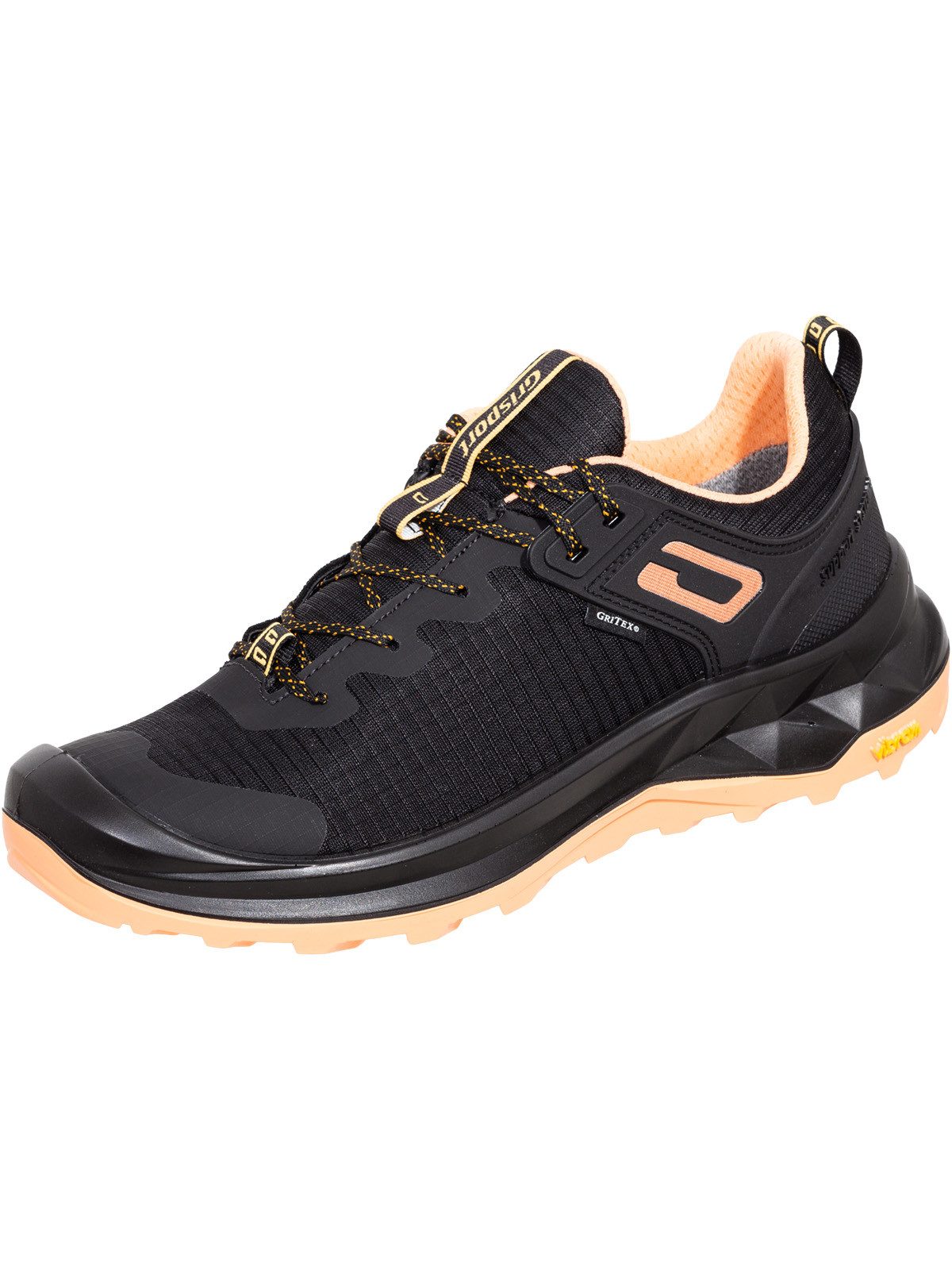 Grisport Grisport Halbschuh Speed/Bumper schwarz/orange Wanderschuh Robust, bequem und wetterfest – perfekt für jede Wandertour.