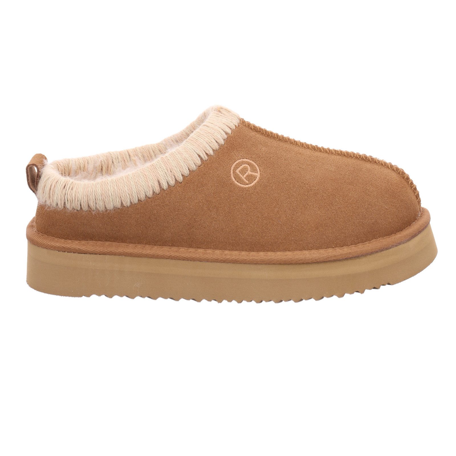 Rohde Genova Pantoffel Mules, Hausschuh, Homeslipper mit Lammfell