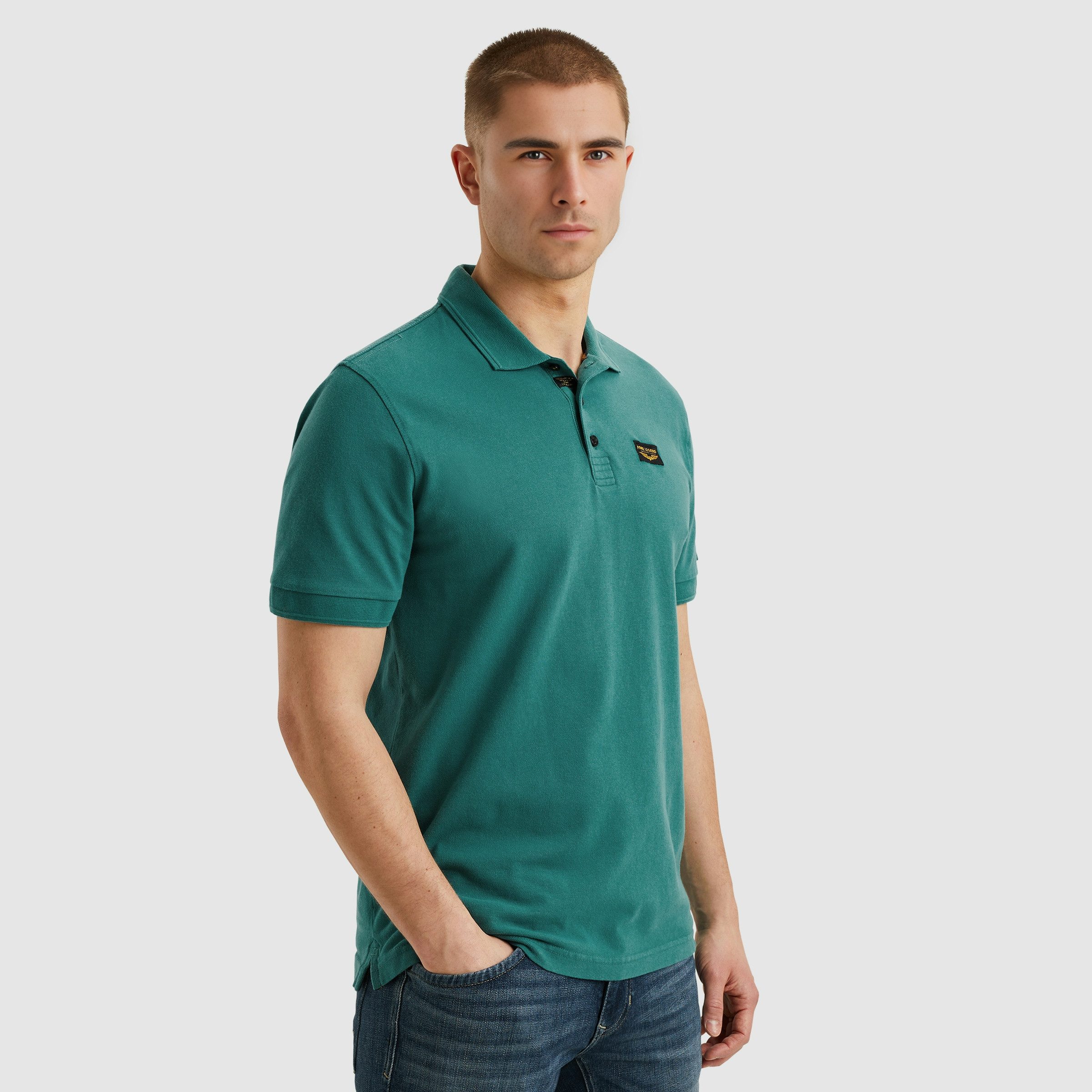 PME LEGEND Poloshirt mit Logostickerei günstig online kaufen