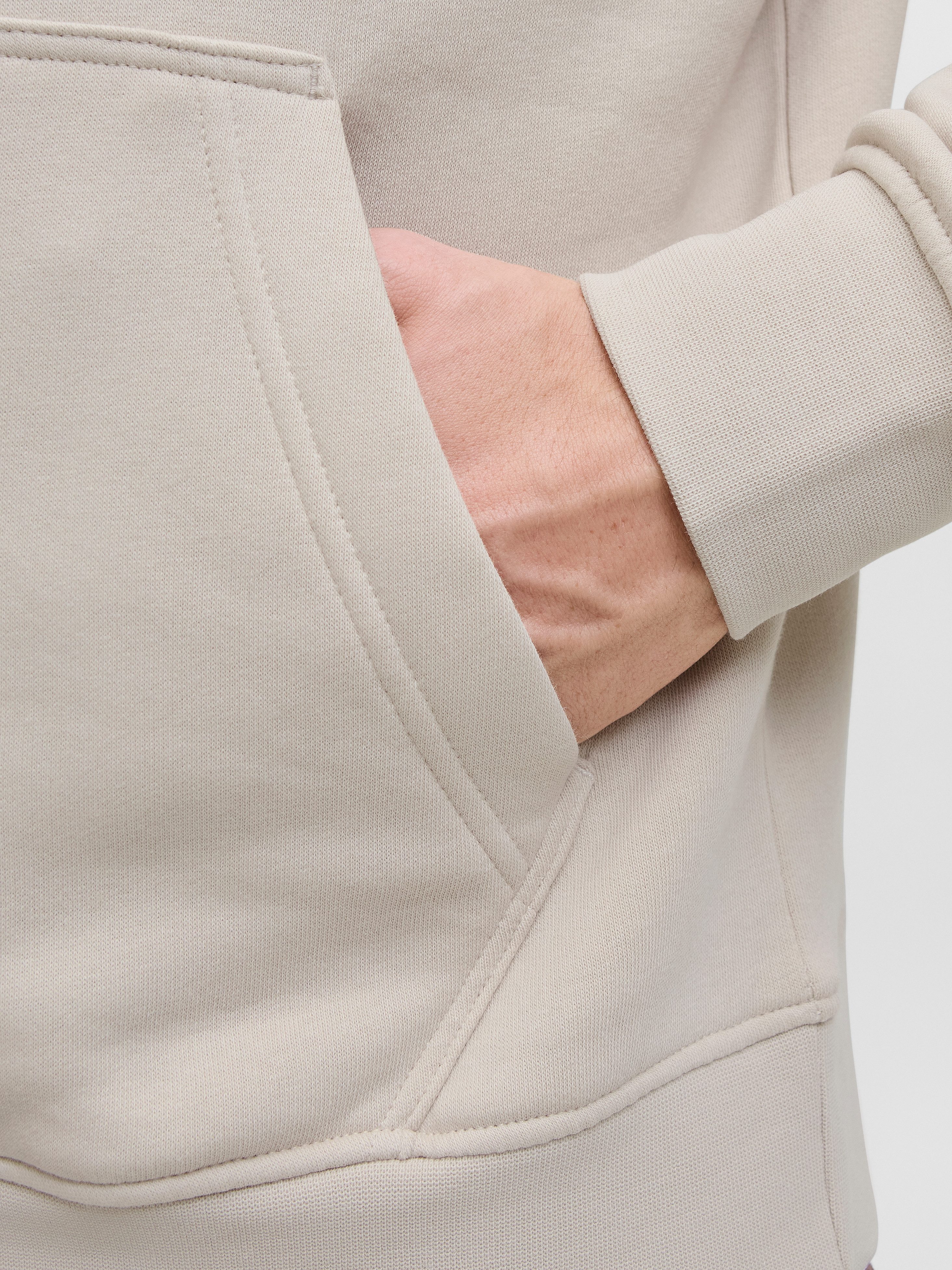 Jack & Jones PlusSize Kapuzensweatshirt JJESOHO SWEAT HOOD NOOS PLS mit Logobranding – Bild 4 von 5