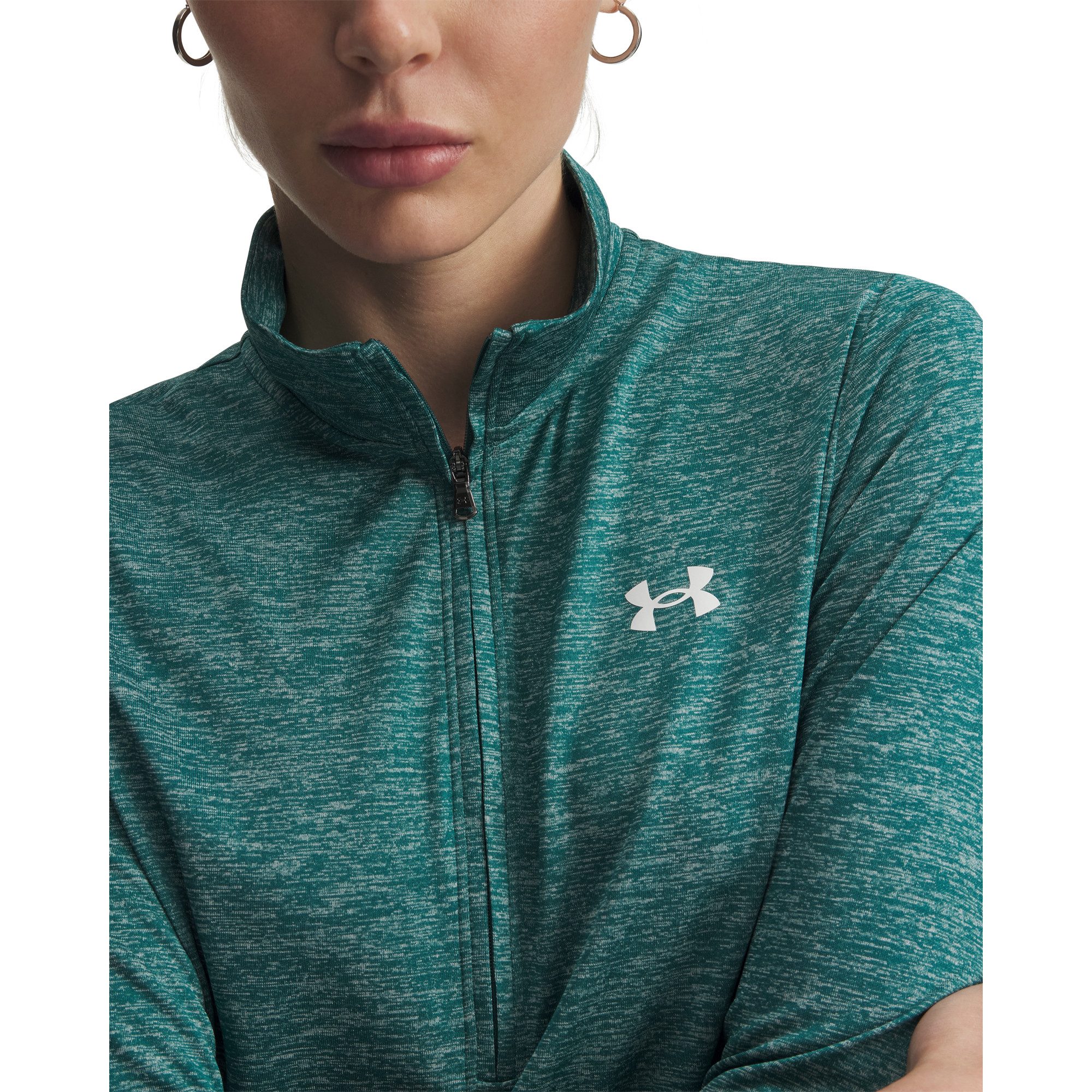 Under Armour® Langarmshirt Under Armour Damen Langarm Shirt Tech 1/2 Zip- Twist 1384225