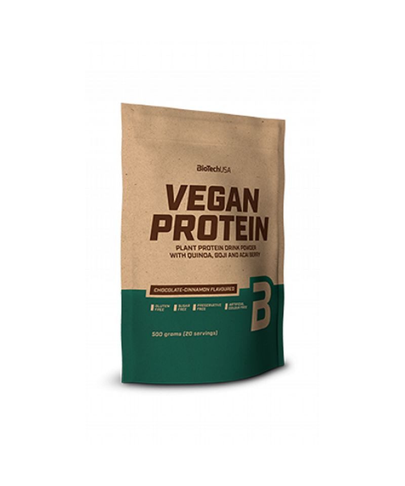 Biotech USA BioTech Vegan Protein 500g - Chocolate Cinnamon Pulver, 0.5 g, Pulver