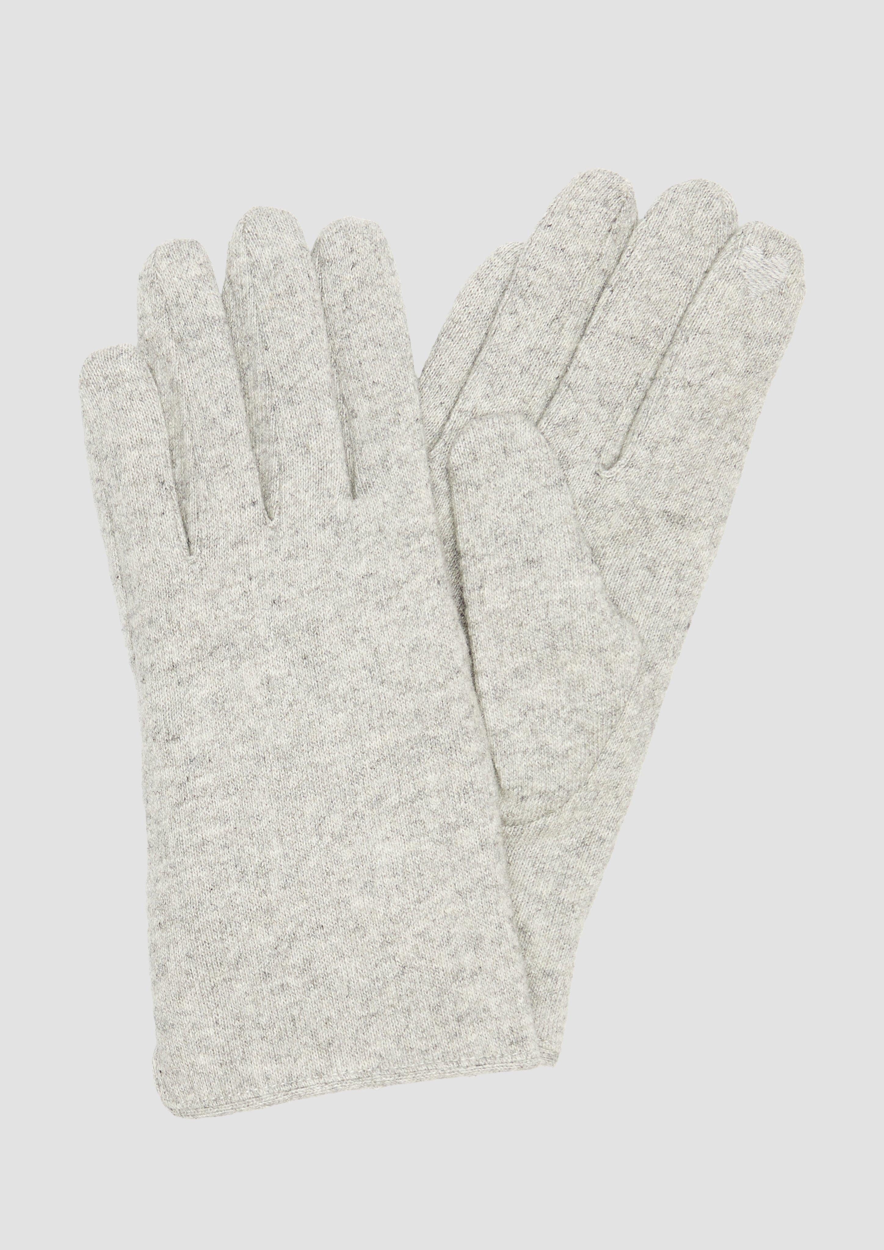 Strickhandschuhe Wollmix-Handschuhe mit Touch-Funktion