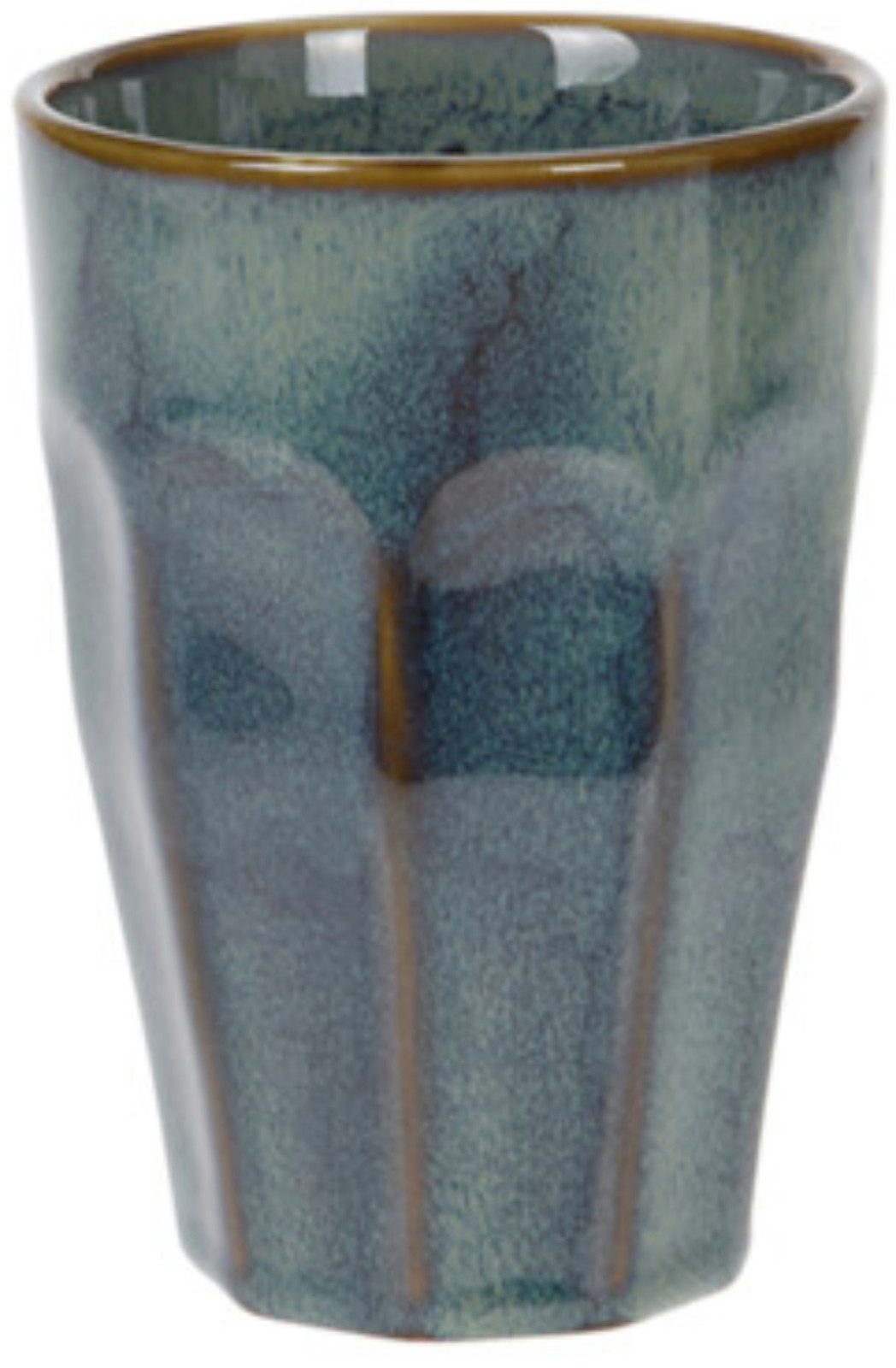 Koopman Becher Mug Kaffeebecher 330 ML Porzellan Bunte Farben 4/8/12 St., 4-tlg., Porzellan, 4 Becher, 330ml Becher, 4 Farben, Porzellan, Trinkbecher