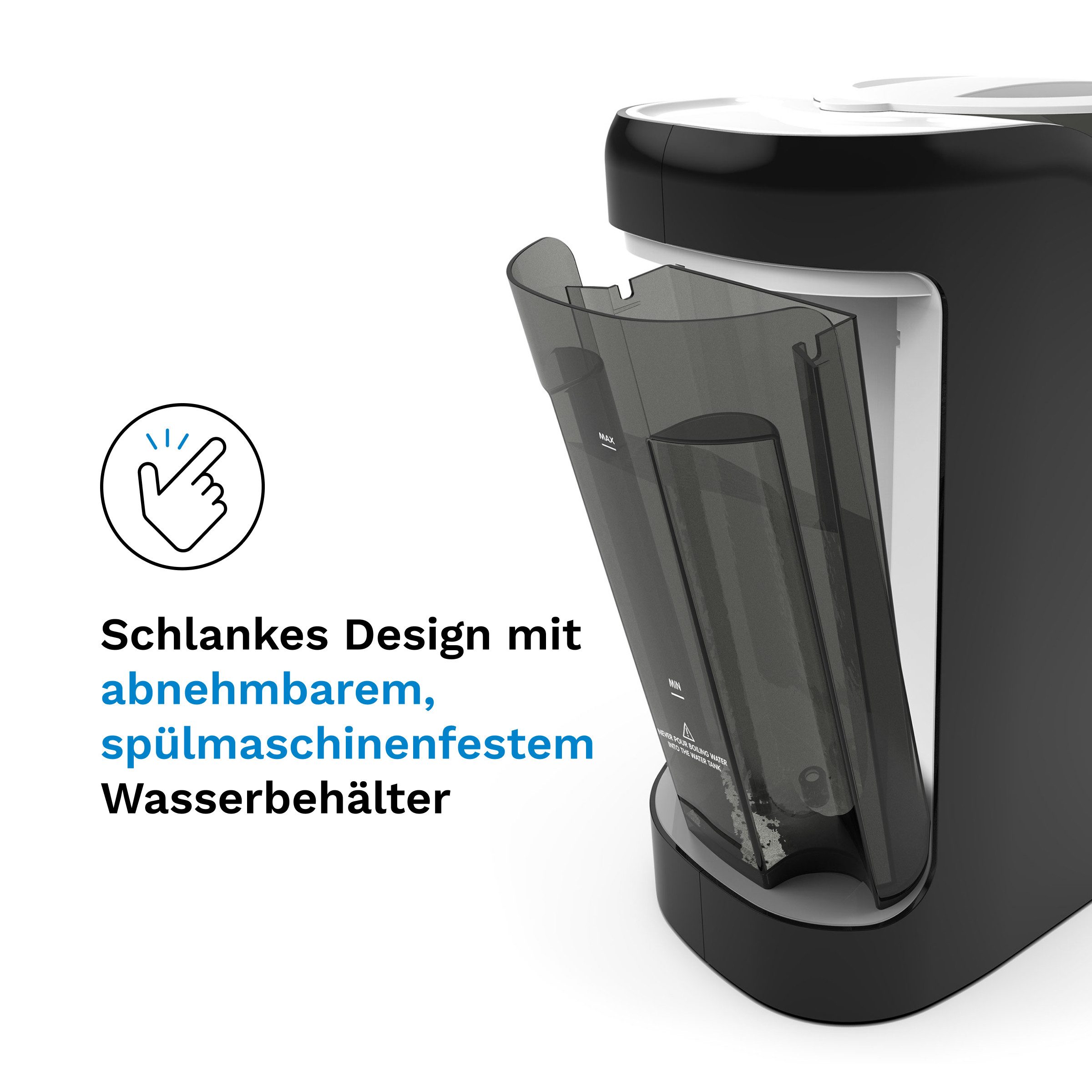 Baby Brezza Babyflaschenwärmer Automatischer Flaschenzubereiter mit Pulvermischung und Temperaturwahl, Zubereitung in Sekunden – ideal auch für nachts – Bild 5 von 5