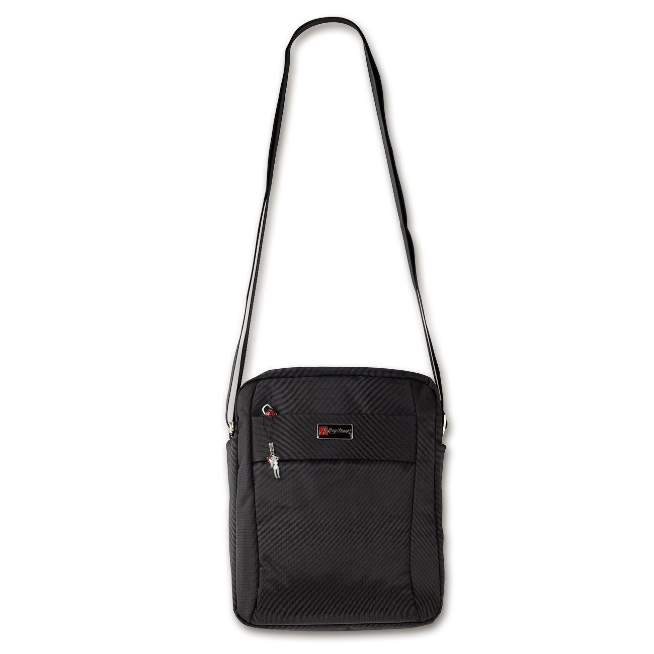 BAG STREET Umhängetasche Bag Street Damen Herren Umhängetasche (Umhängetasche), Herren, Damen, Jugend Umhängetasche Polyester, schwarz ca. 22x27cm
