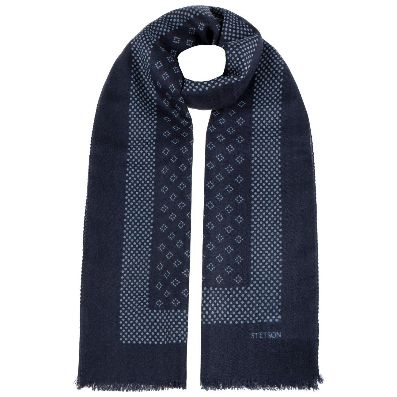 Stetson Strickschal, (1-St), Schale mit Fransen