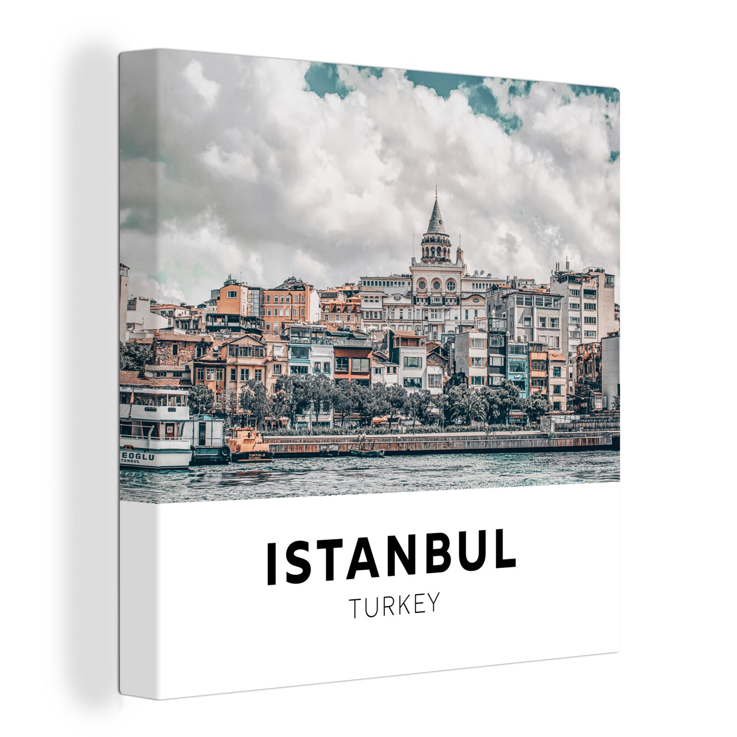 OneMillionCanvasses® Leinwandbild Istanbul - Türkei - Startseite, (1 St), Leinwand Bilder für Wohnzimmer Schlafzimmer