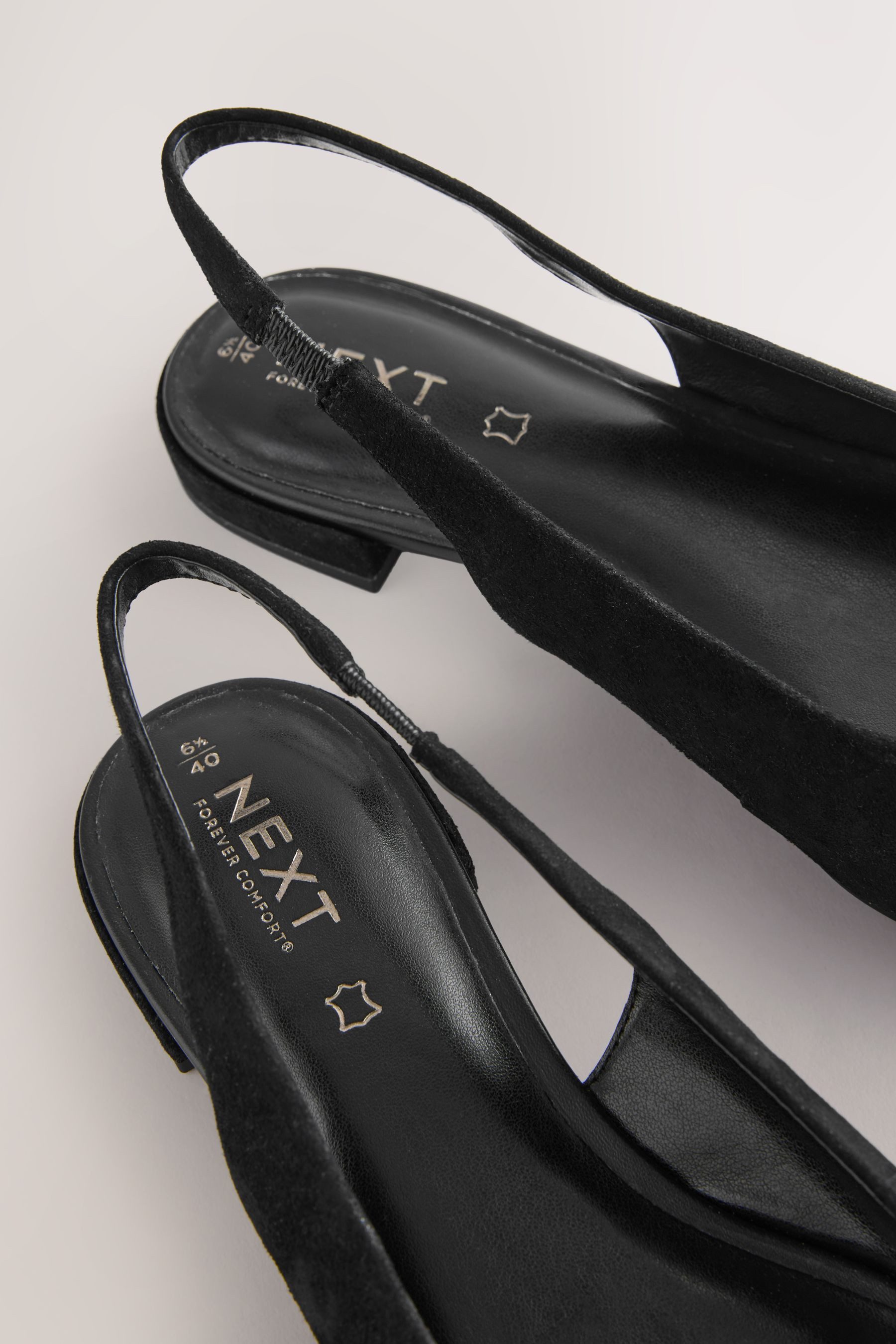 Next Forever Comfort® Leder-Slingbacks mit Schleife Slingsandale (1-tlg)