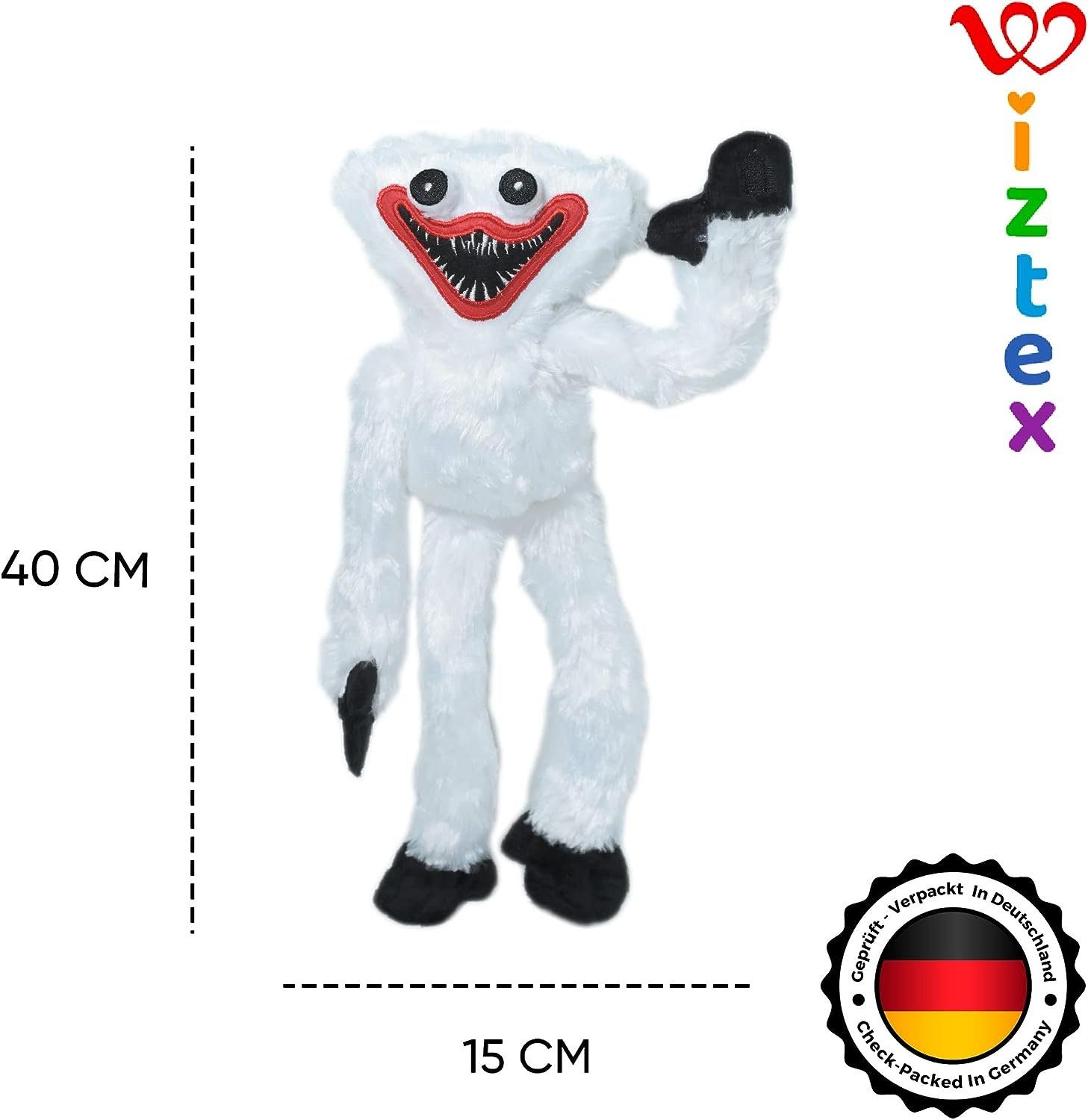 Wiztex Kuscheltier Huggy Wuggy Weißes Plüschfigur günstig online kaufen