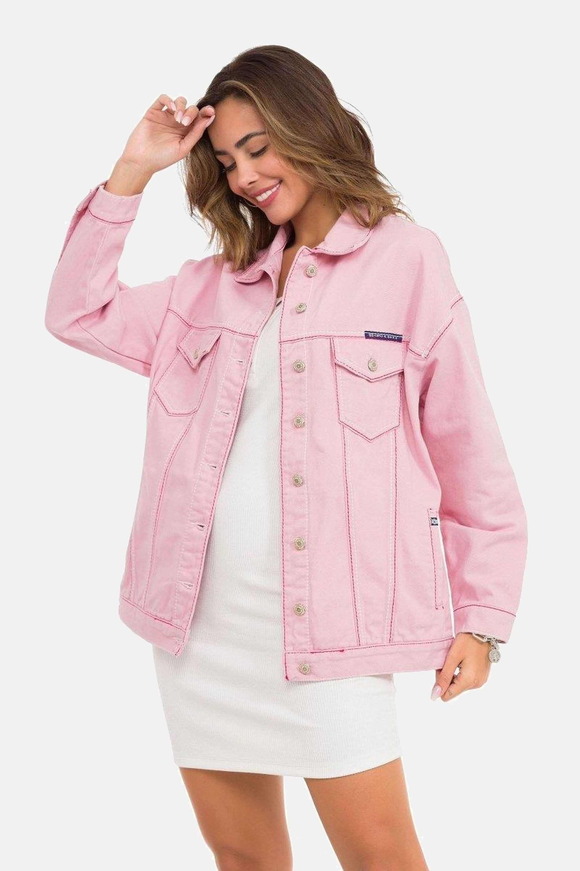 Cipo & Baxx Jeansjacke Jeansjacke Mit günstig online kaufen