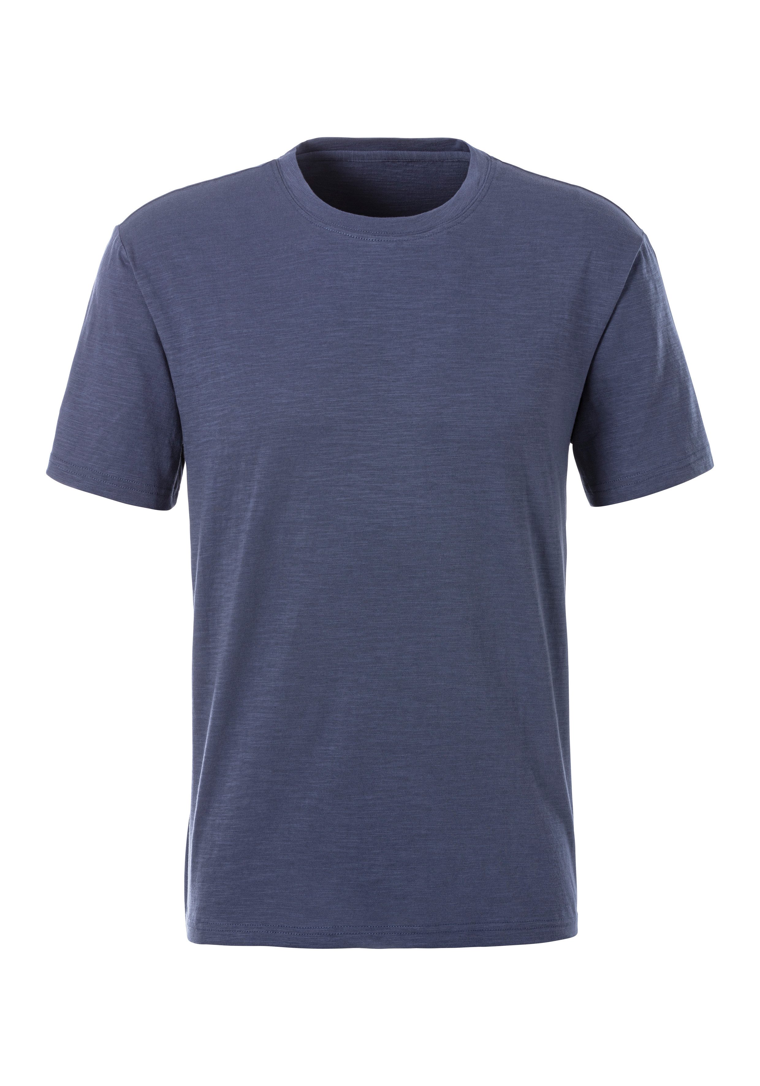 John Devin T-Shirt mit Slub-Garn Struktur günstig online kaufen