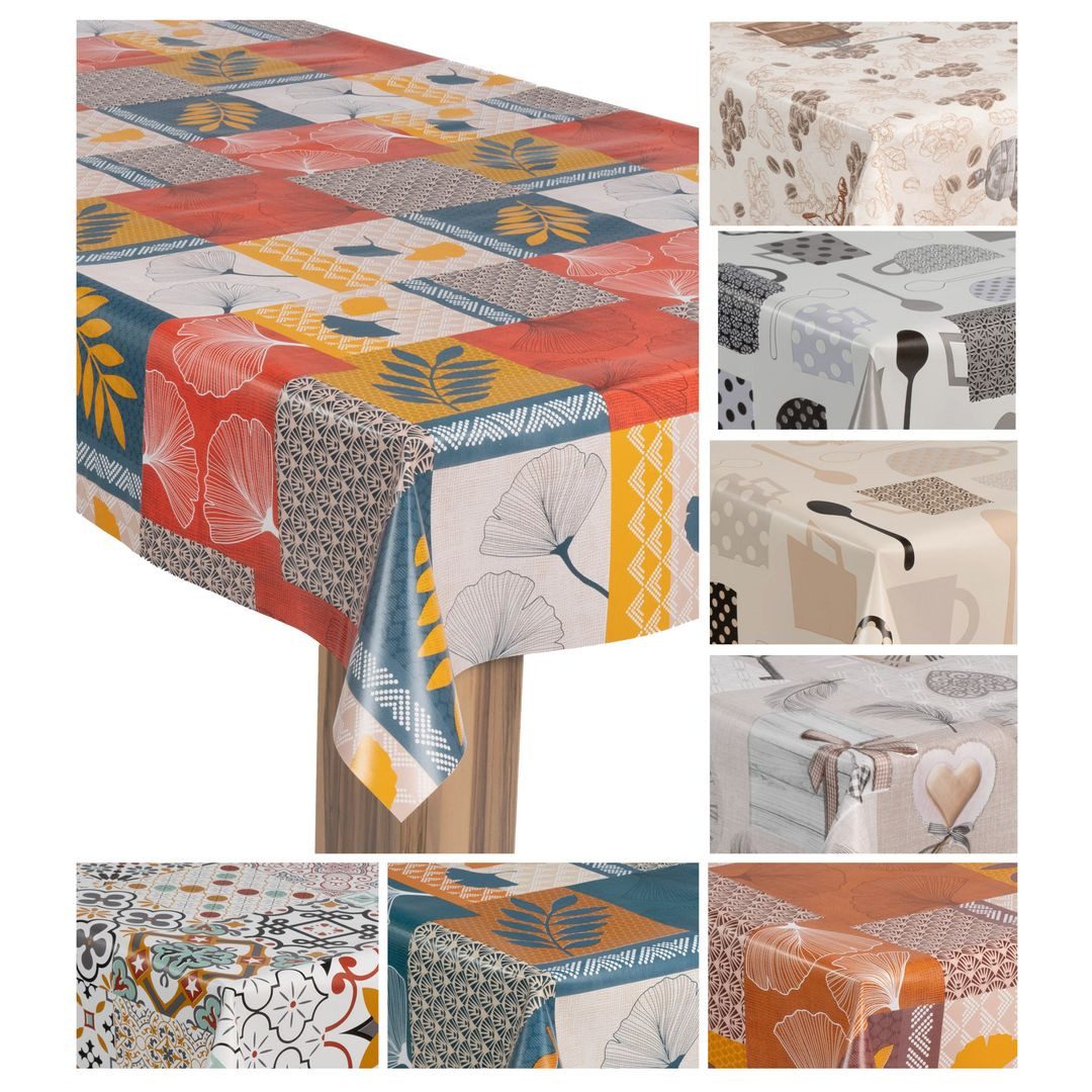 laro Tischdecke Wachstuch-Tischdecke Wachstischdecke Gartentischdecke günstig online kaufen