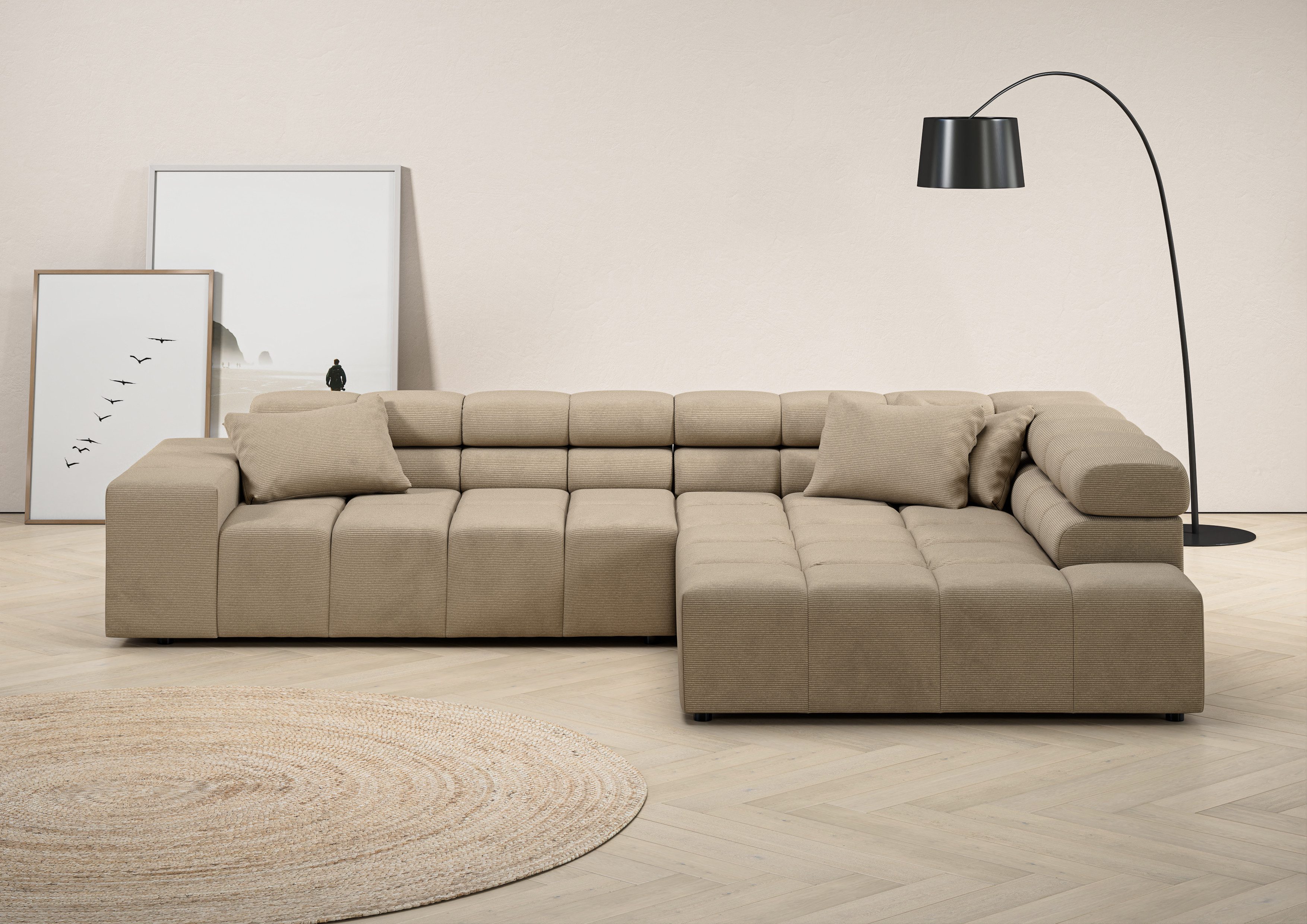 Home affaire Ecksofa Ancona incl. Kopfteilverstellung, OTTOs Choice, Breite günstig online kaufen