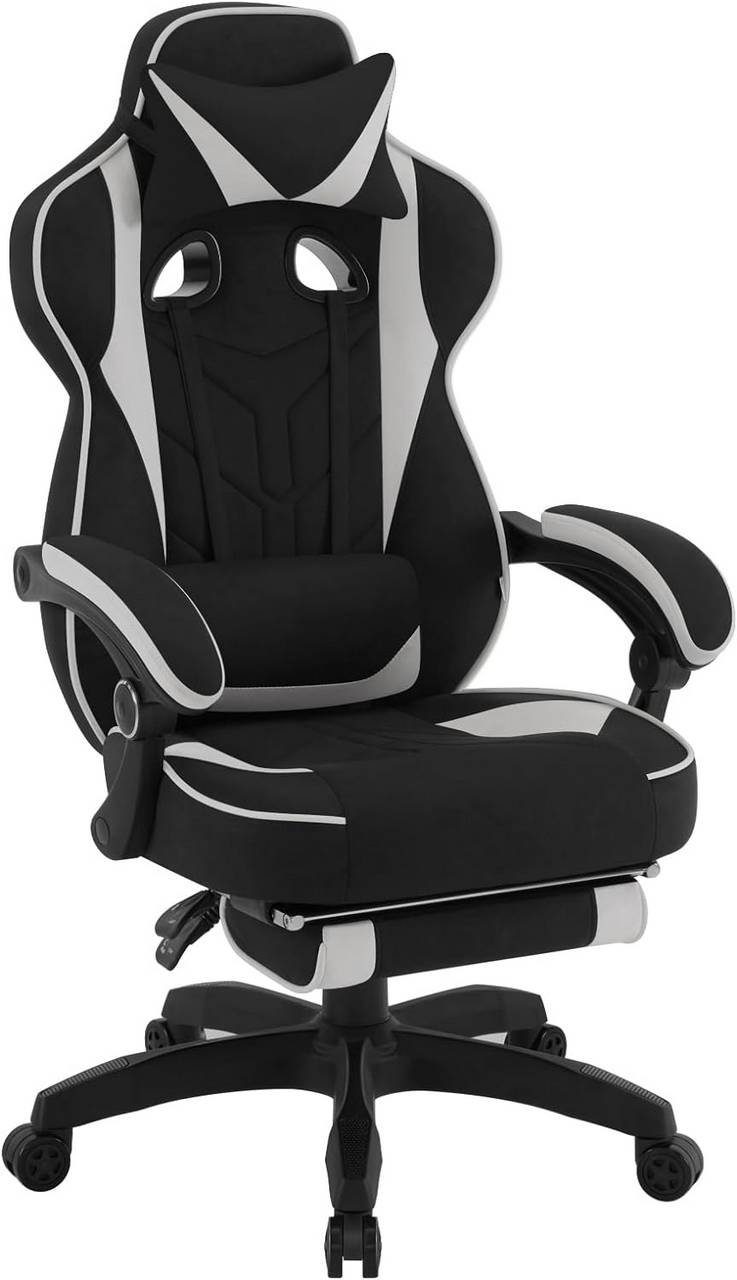 Woltu Gaming-Stuhl (1 St), Bürostuhl ergonomisch, Leathaire-Stoff günstig online kaufen