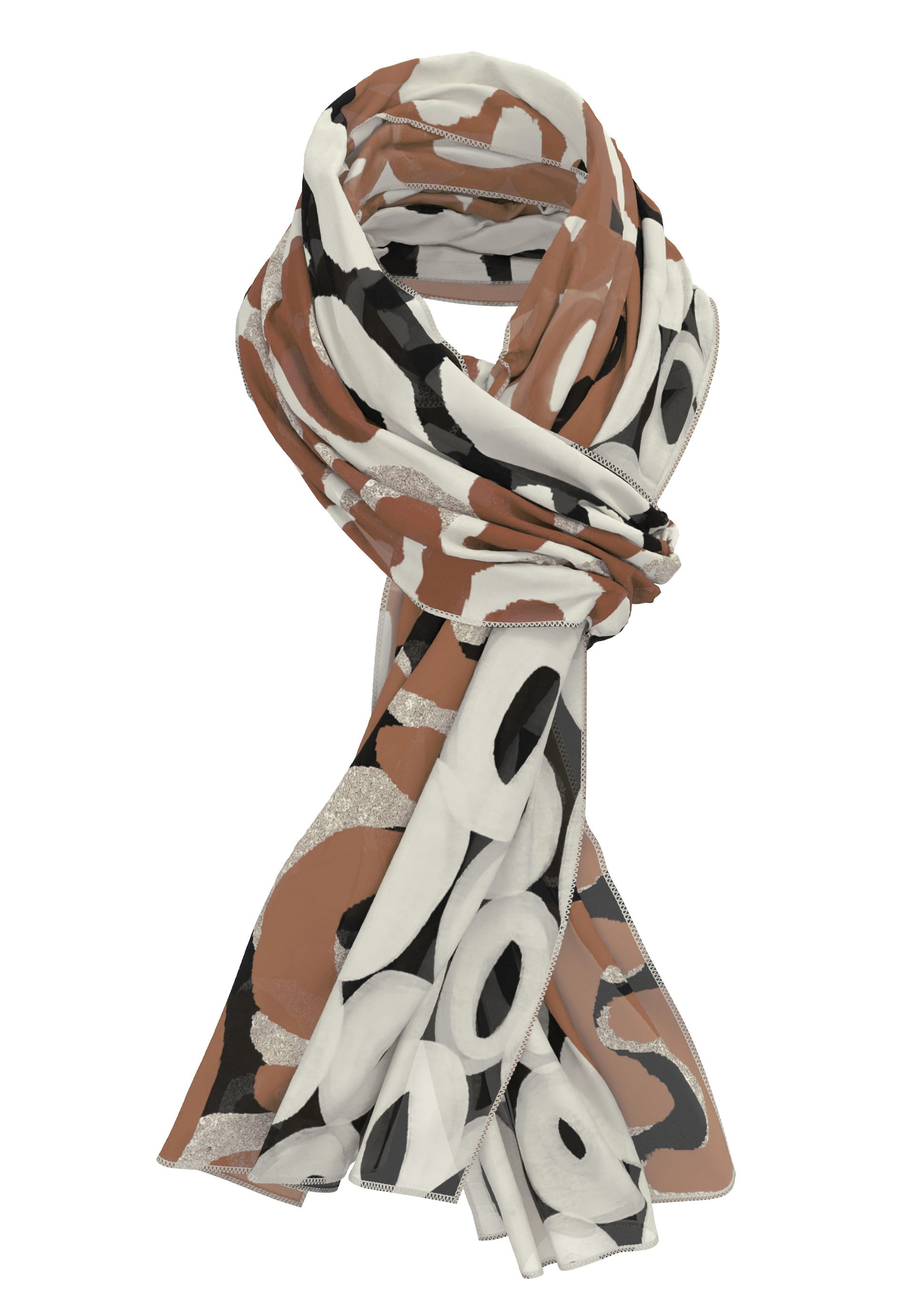 FRANK WALDER Halstuch im aparten Graphikprint günstig online kaufen