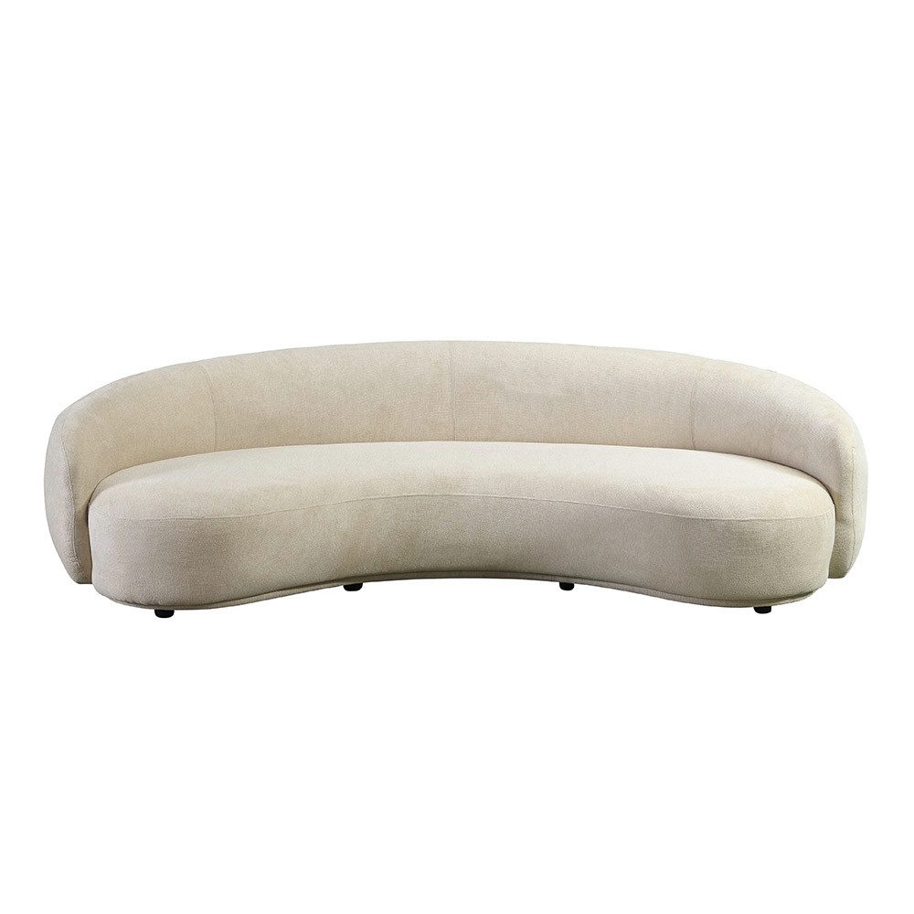 HOME DELUXE Sofa CASARA 258 x 72 x 128 cm, 1 Teile, Webstoff Beige I Modern günstig online kaufen