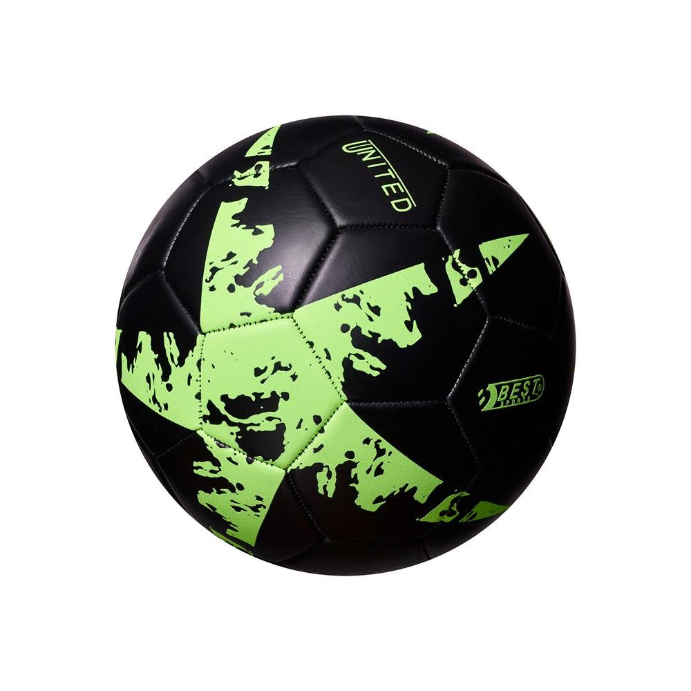 Best Sporting Fußball NIGHT STAR Fußball Größe 5 mit Leuchteffekt im Dunkeln, Phosphoreszierend, allwetterbeschichtet, ohne LED und Batterien
