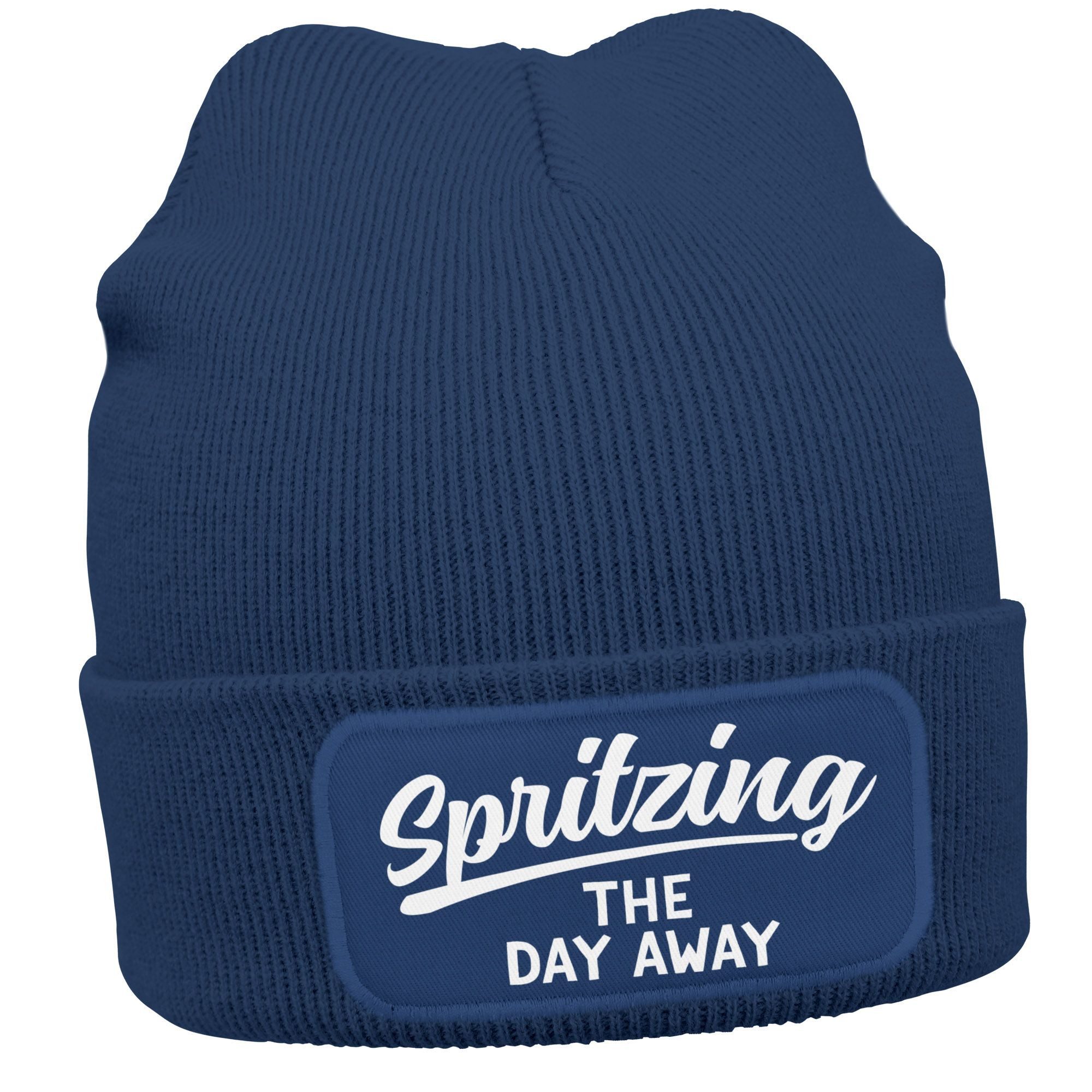 MoonWorks Herren Beanie 'Dorfkind' – Lustige Strickmütze Mit Spruch, Weich & Dehnbar