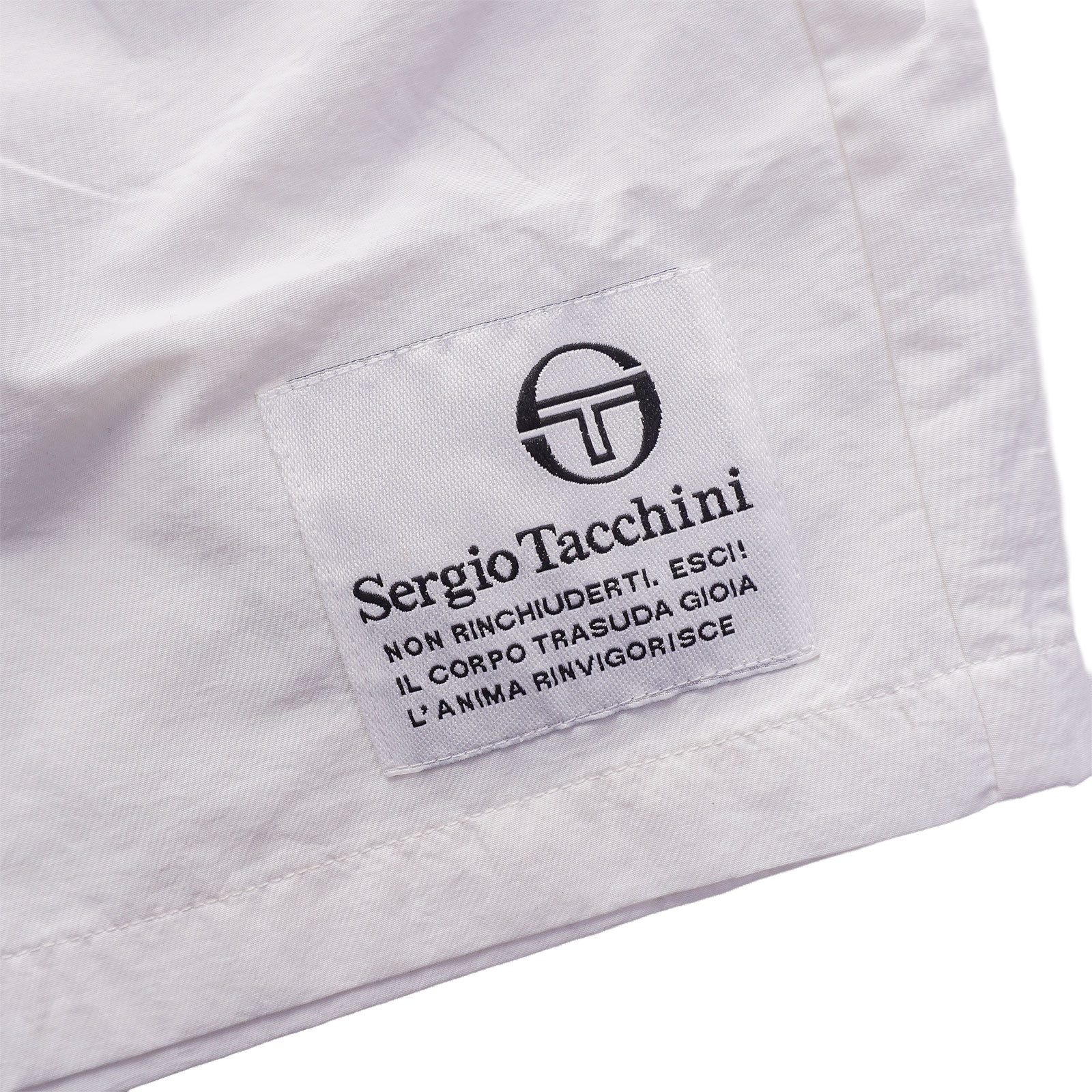 Sergio Tacchini Shorts Short Sergio Tacchini Vernazza (1-tlg) Zweifarbige, farbgeblockte Silhouette