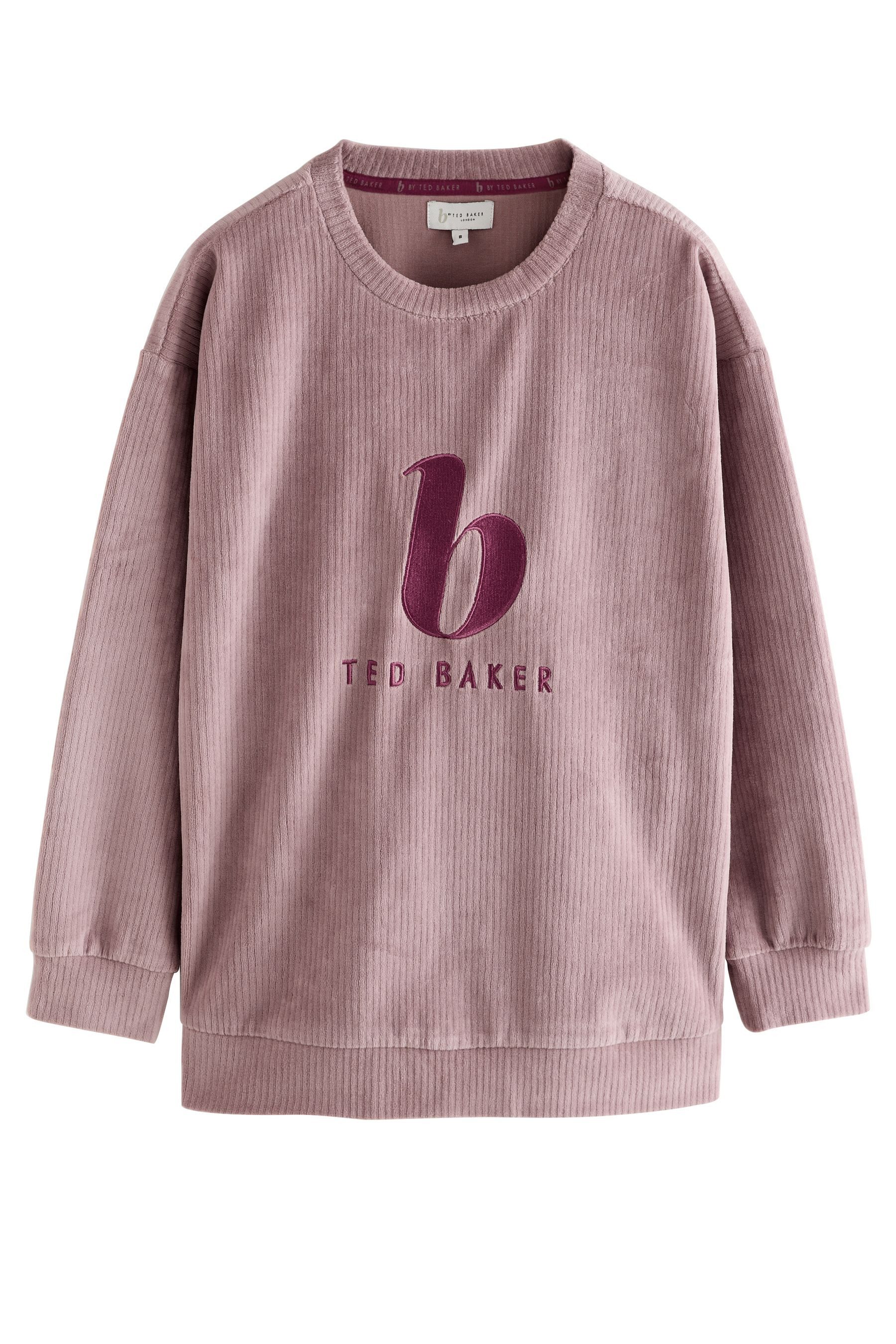 B by Ted Baker Sweater B By Ted Baker langes Cord Velours-Sweatshirt (1-tlg günstig online kaufen