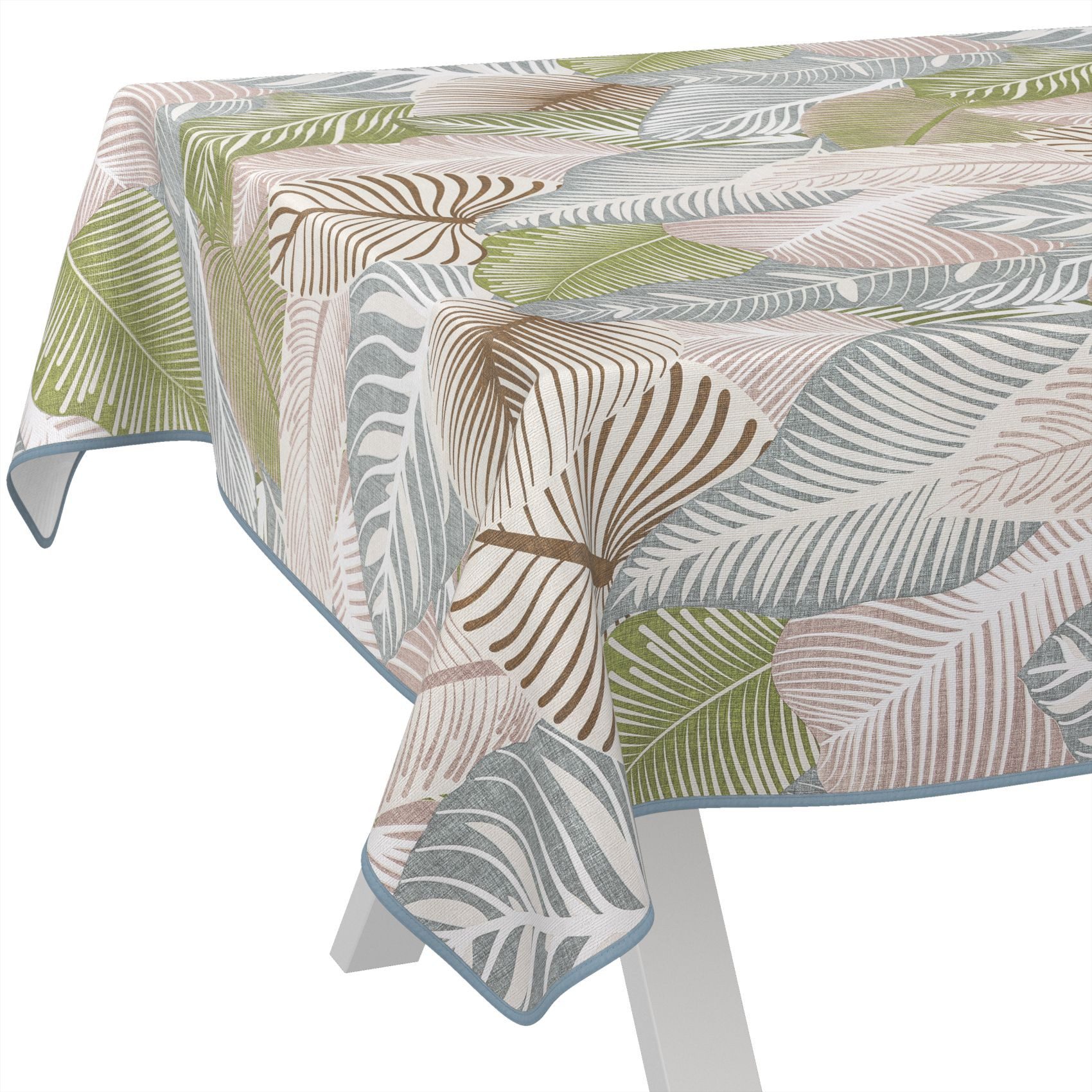 ANRO Tischdecke Wachstuch abwaschbar Blätter Tischwäsche (Einzelstück 1-tlg günstig online kaufen