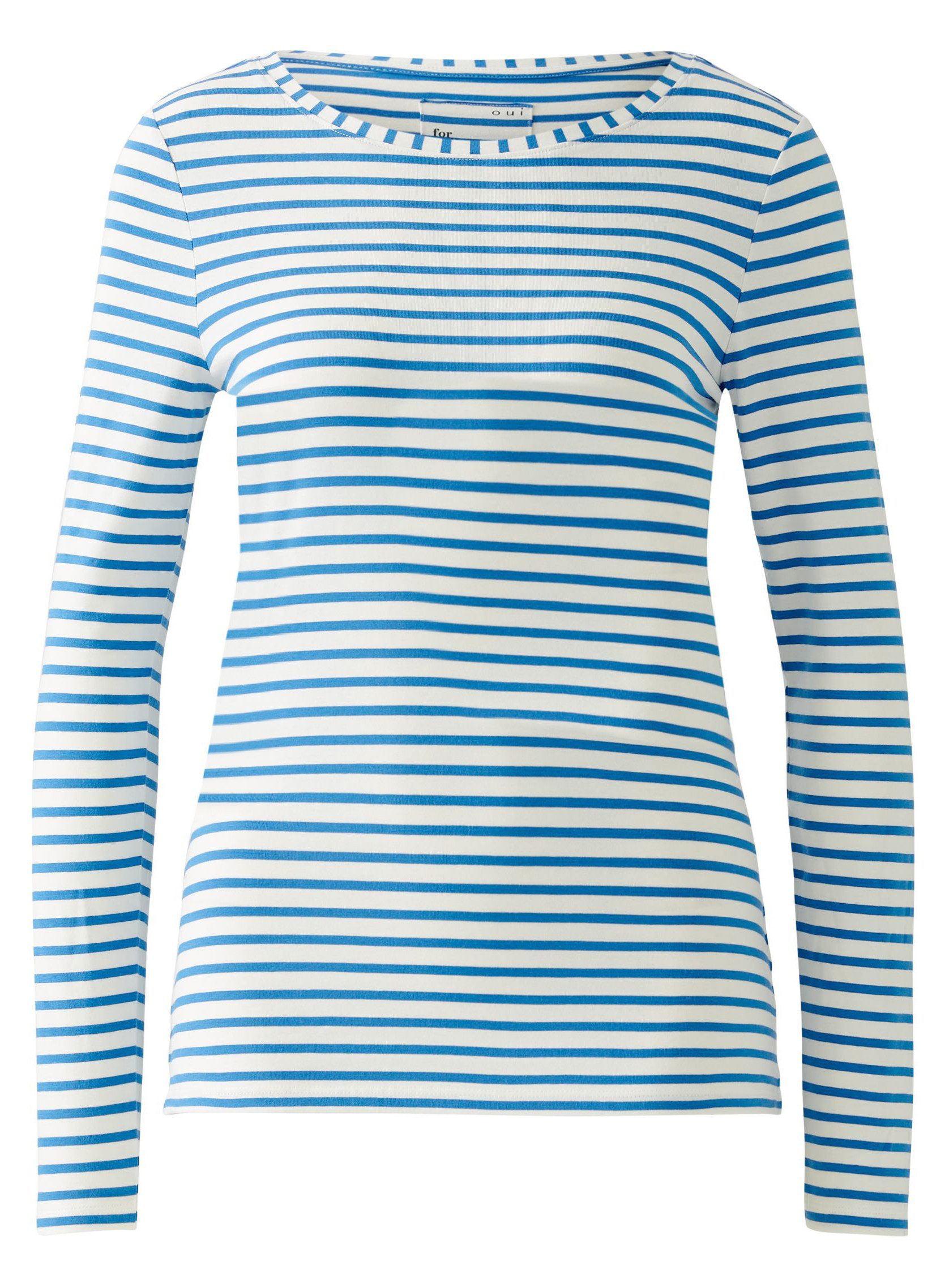 Langarmshirt Oui Langarmshirt Ringel 36