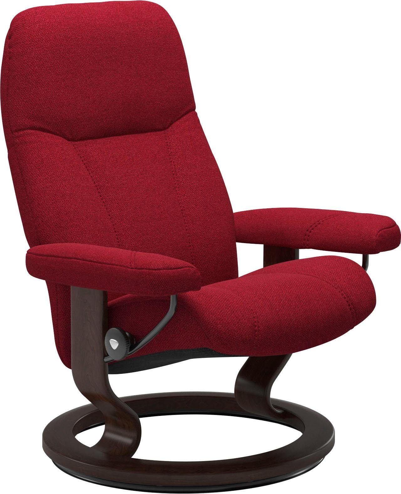 Stressless® Relaxsessel Consul, mit Classic Base, Größe M, Gestell Braun | Funktionssessel