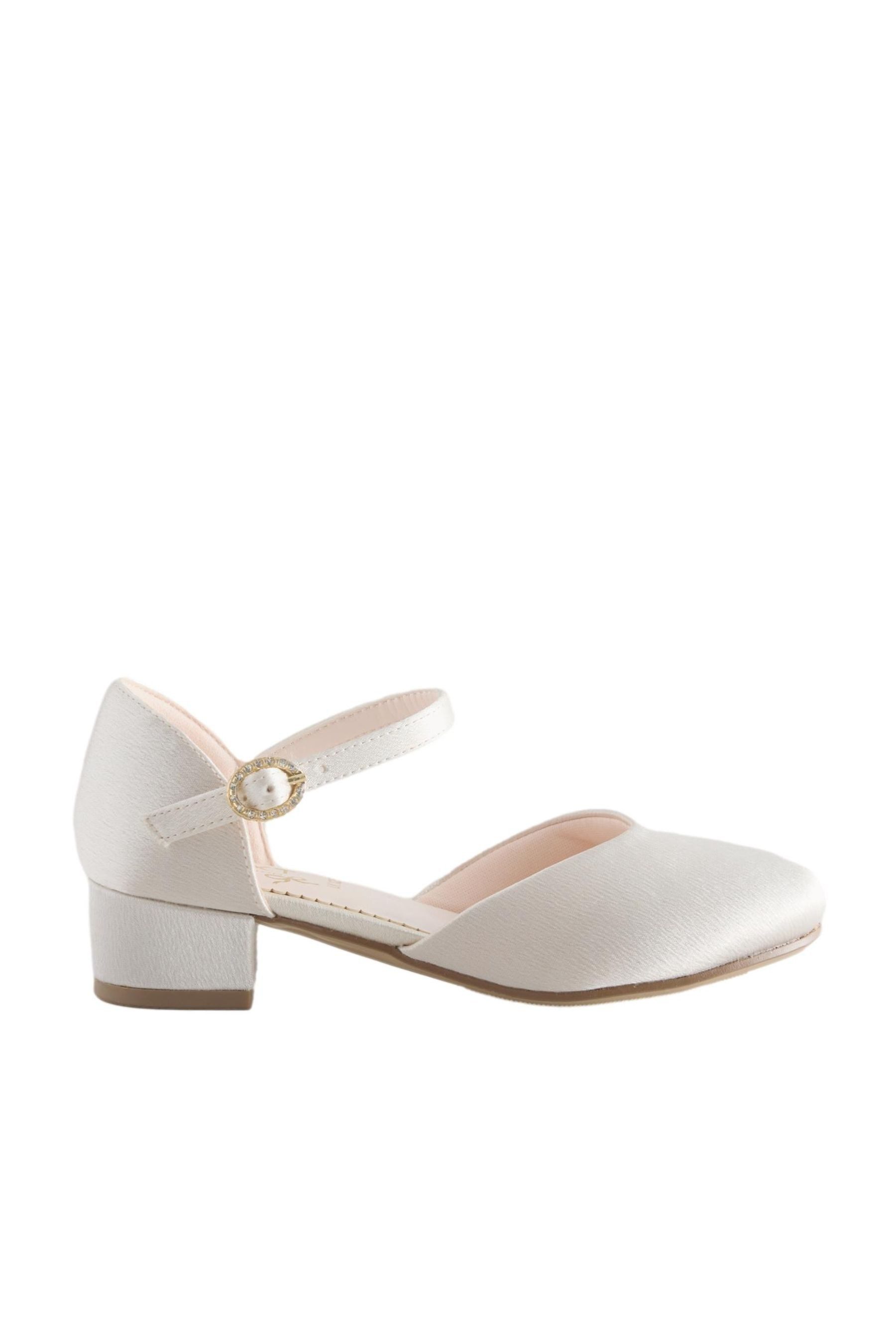 Next Festliche, niedrige Schuhe, weite Passform Sandalette