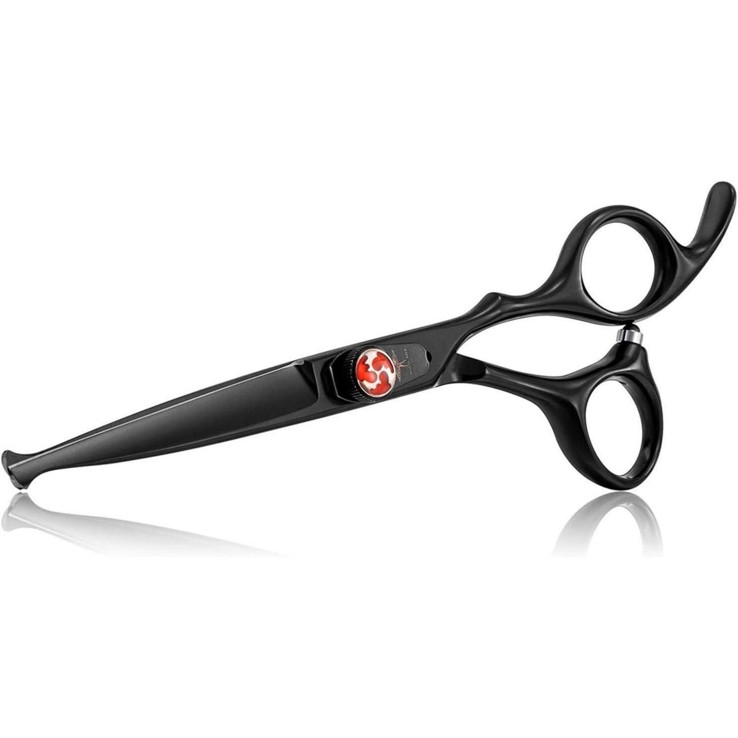 LuxusKollektion Haarschere Haarschere Kinder 6 Zoll Edelstahl Runde Spitzen Schwarz
