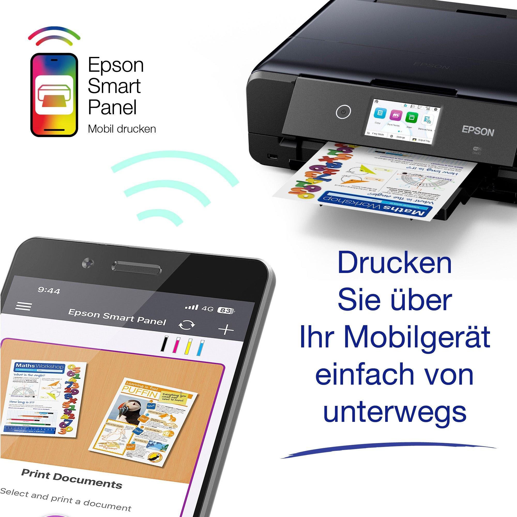 Epson Expression Photo XP-980XP-980 Multifunktionsdrucker, (WLAN (Wi-Fi), LAN (Ethernet), Wi-Fi Direct)