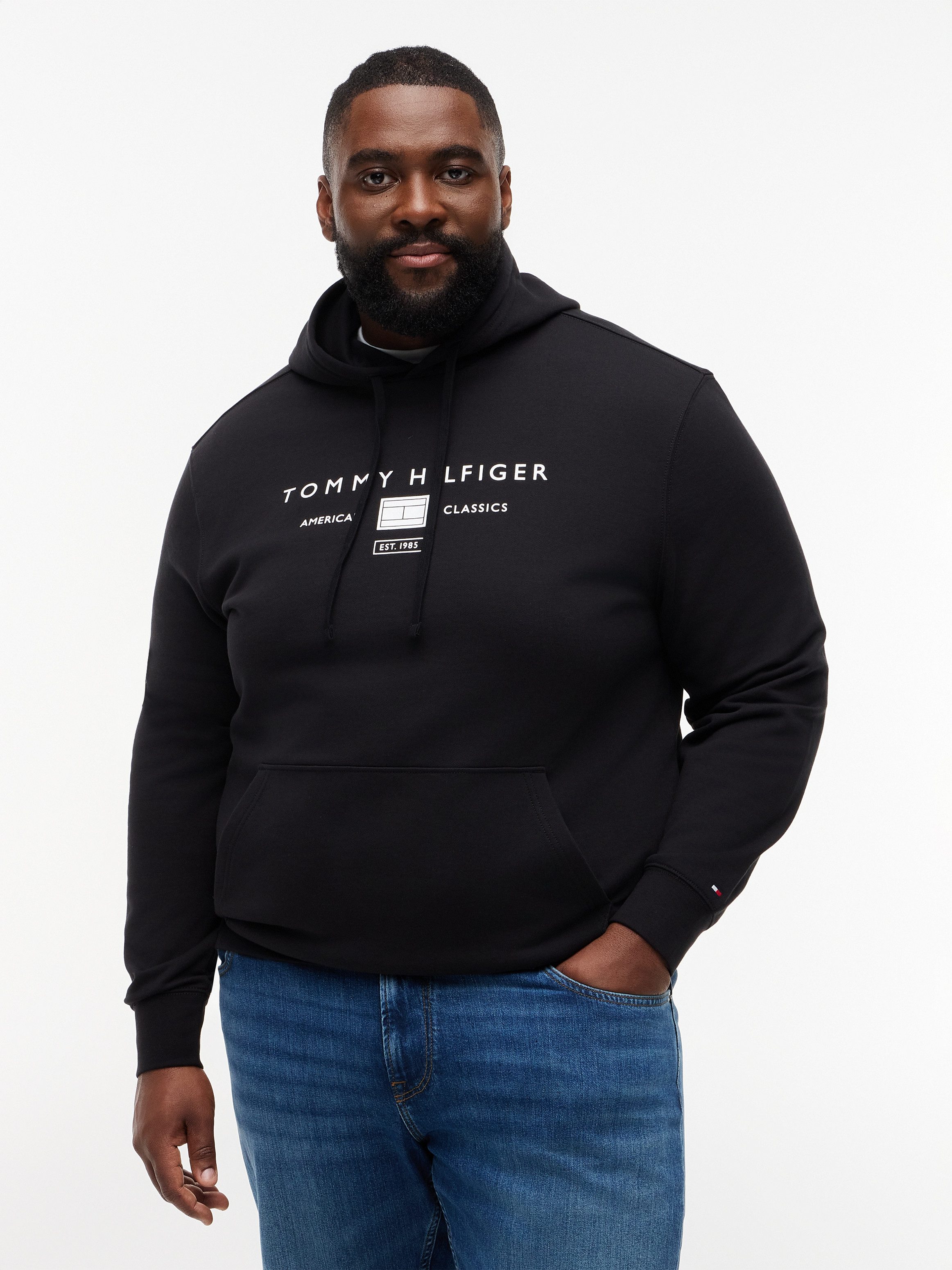 Tommy Hilfiger Big & Tall Hoodie BT-BRAND L0VE TR MONO STOCK Große Größen, normale Passform