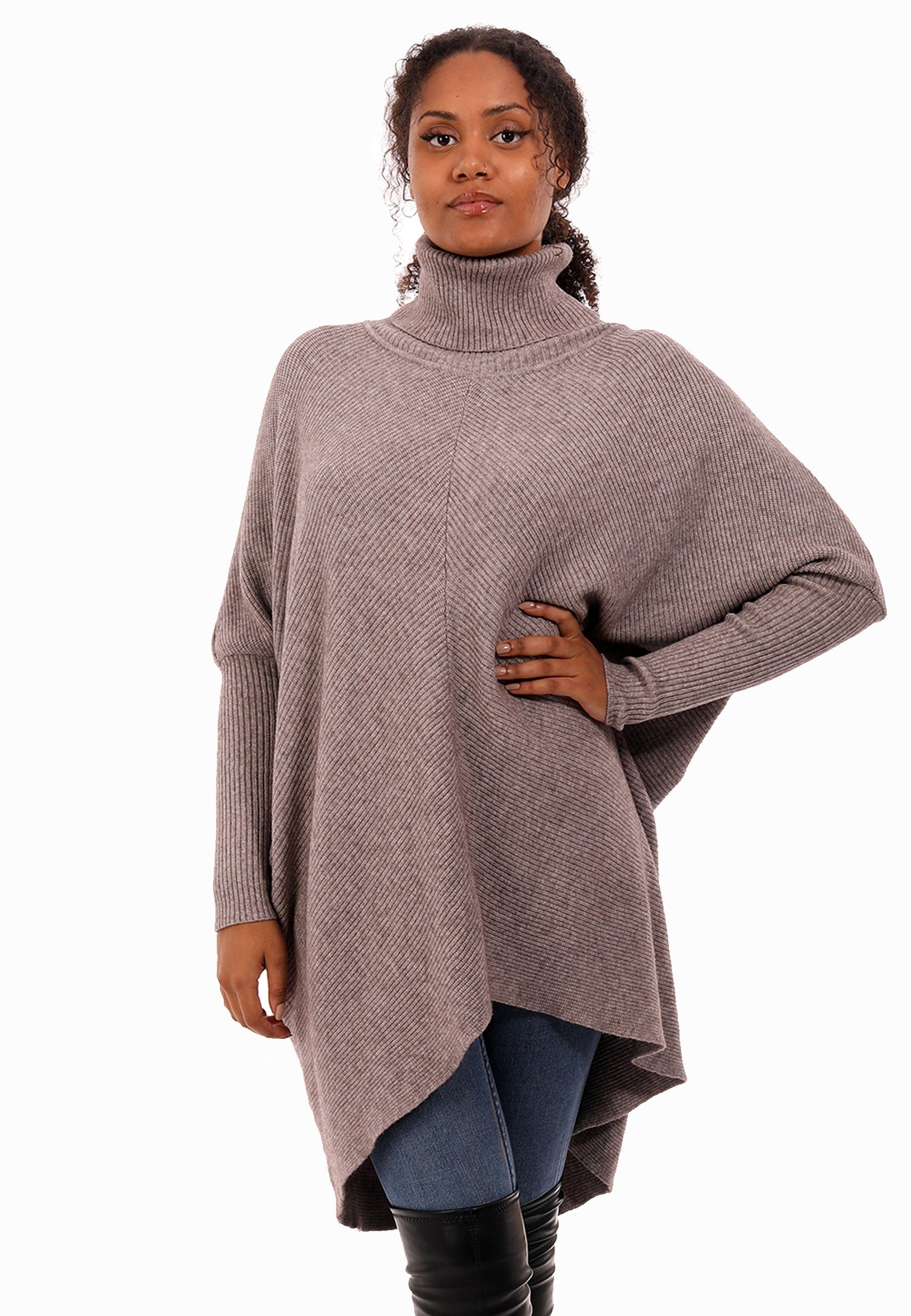 YC Fashion & Style Longpullover Strickpullover günstig online kaufen