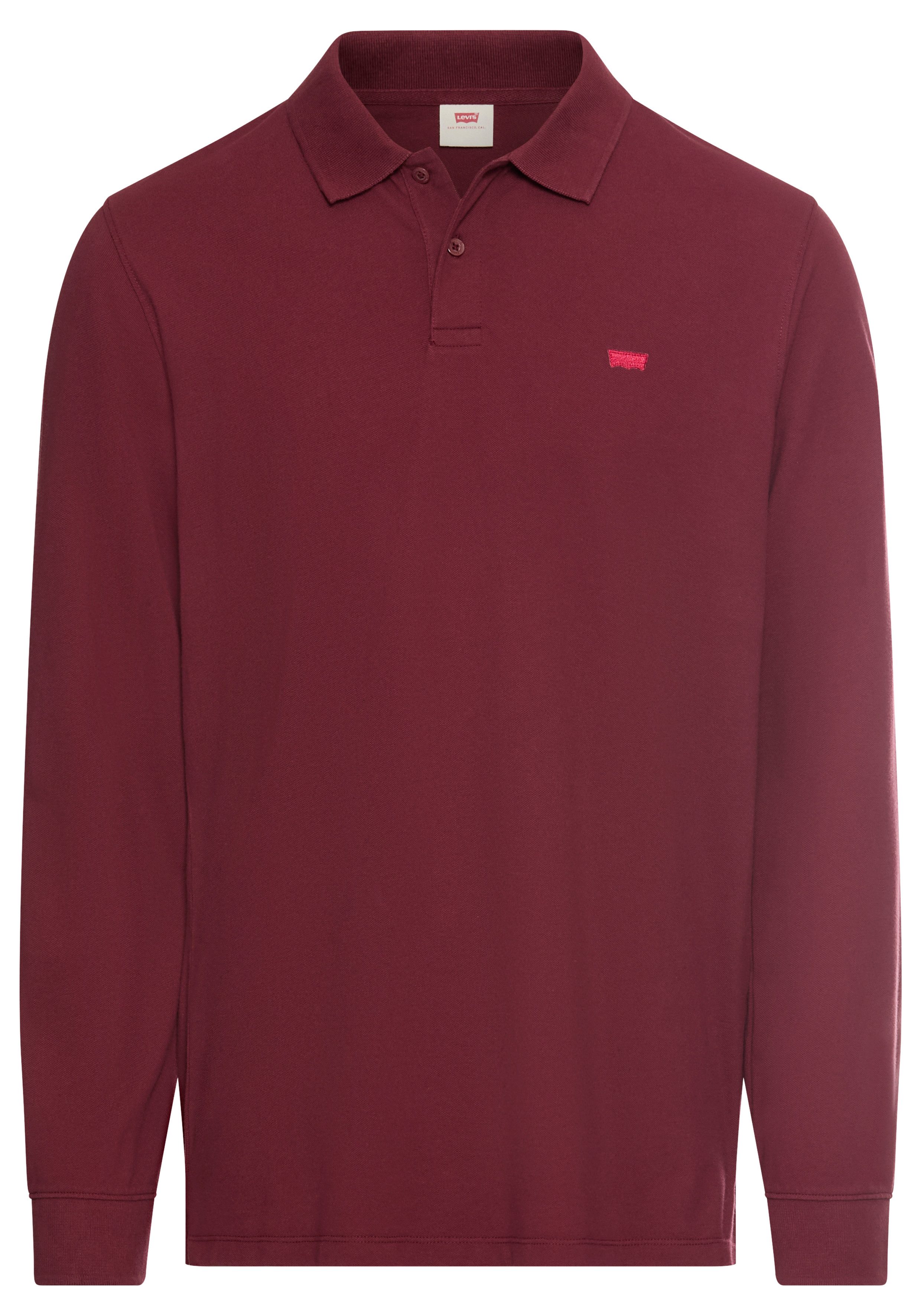 Levi's® Langarm-Poloshirt mit Logo Stickerei günstig online kaufen