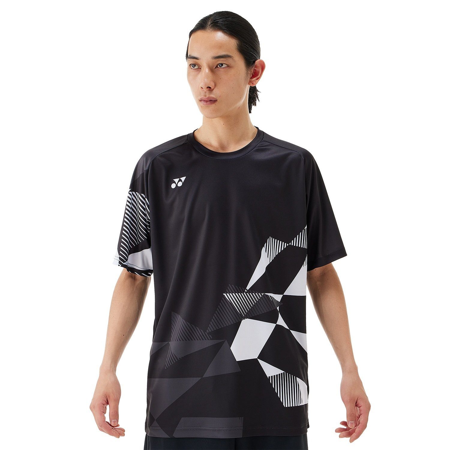 Yonex T-Shirt Practice Graphic 16744 (100% Polyester) 2025 schwarz Herren günstig online kaufen