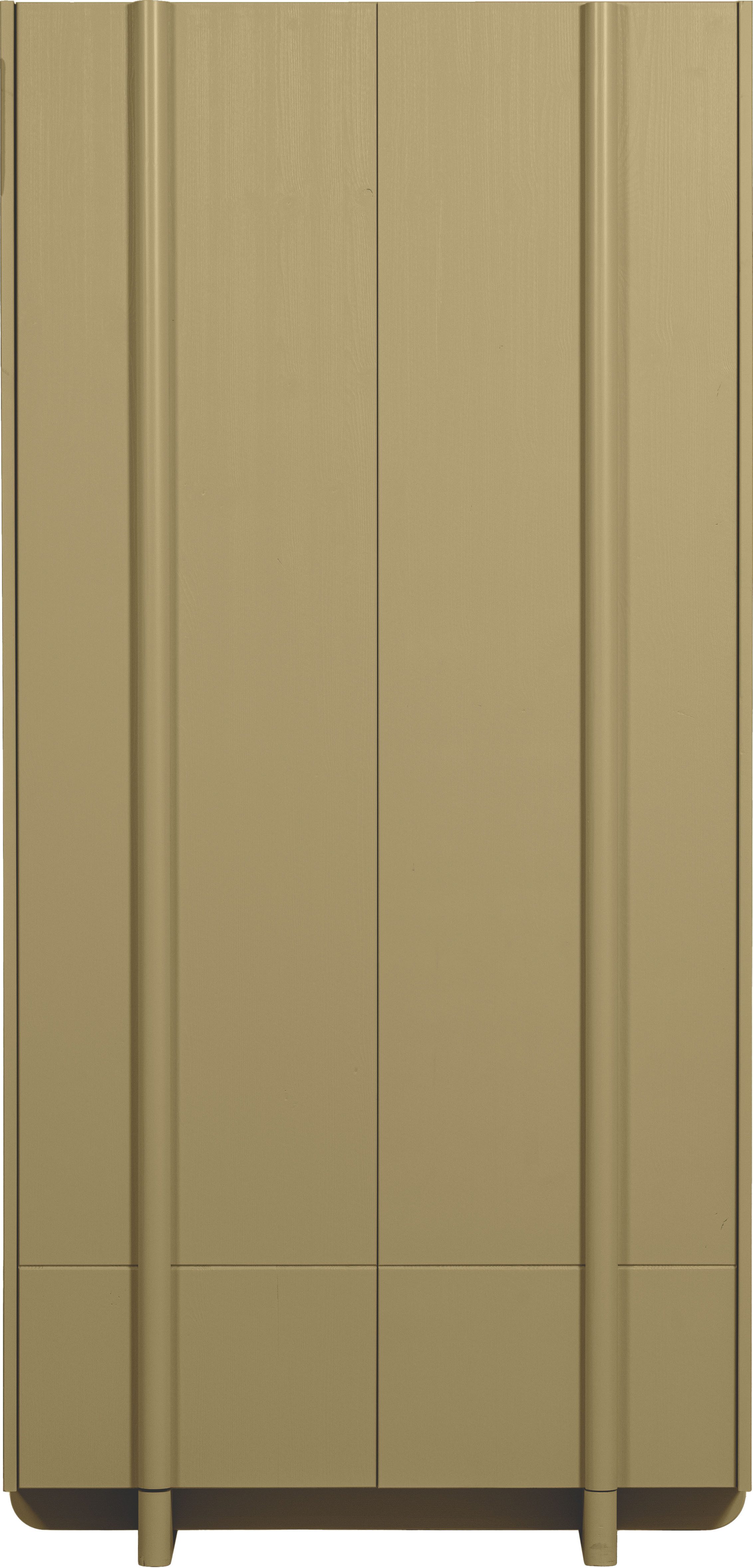 WOOOD Mehrzweckschrank Nook Stauraumschrank, Garderobenschank mit Schublade, H 210 cm x B 101 cm