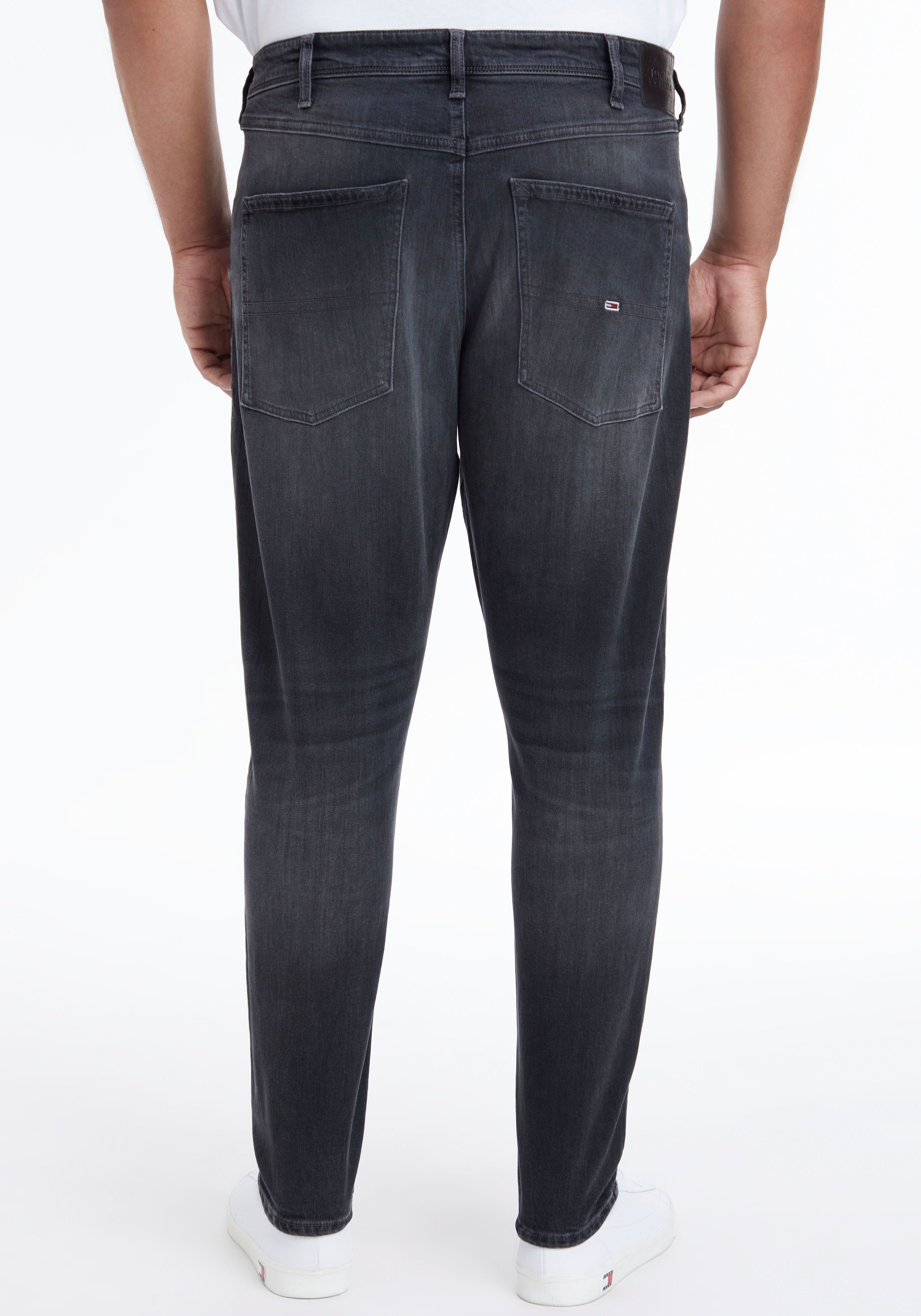 PLUS Plus Tommy Skinny-fit-Jeans black mit BG1252 Jeans SIMON Leder-Badge SKNY