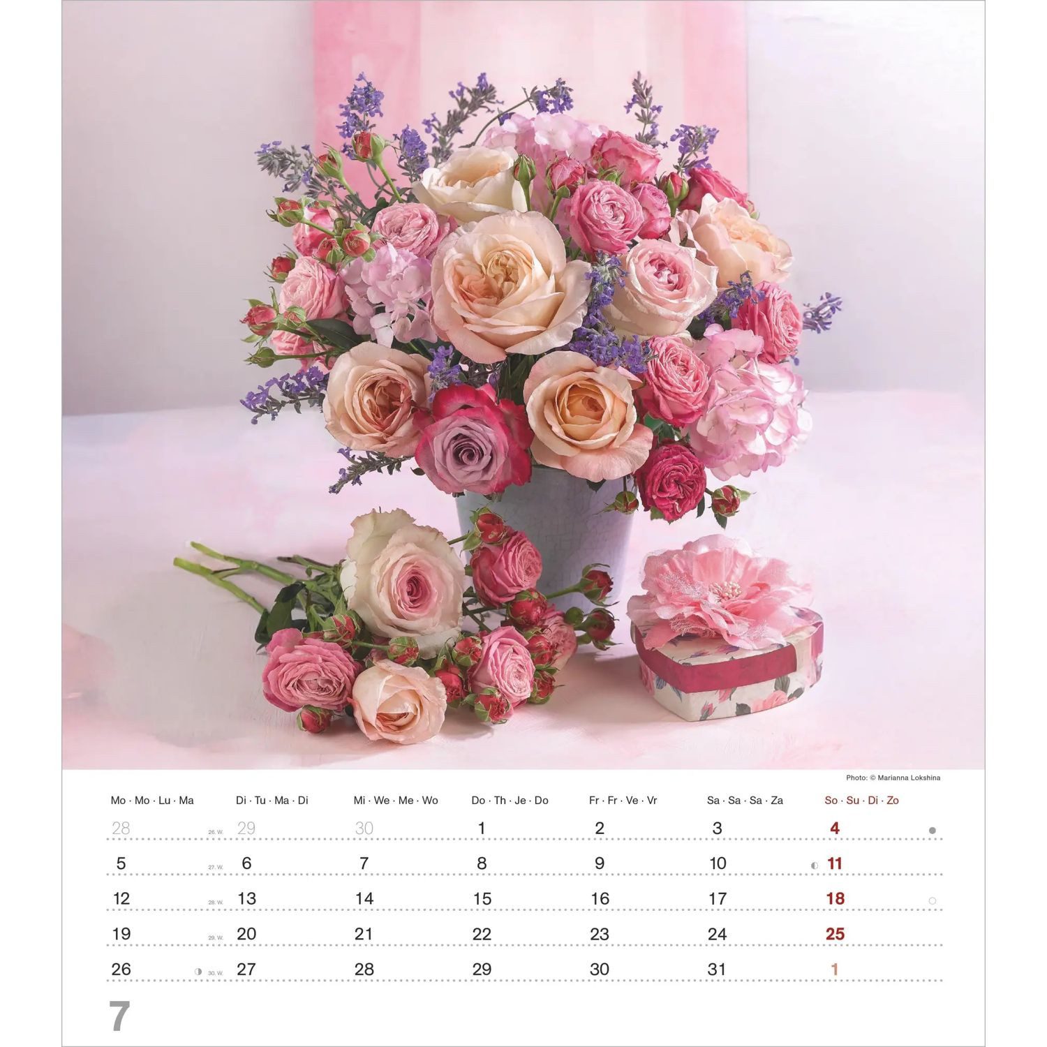 Wandkalender Der Duft der Rosen 2027 – Bild 5 von 5