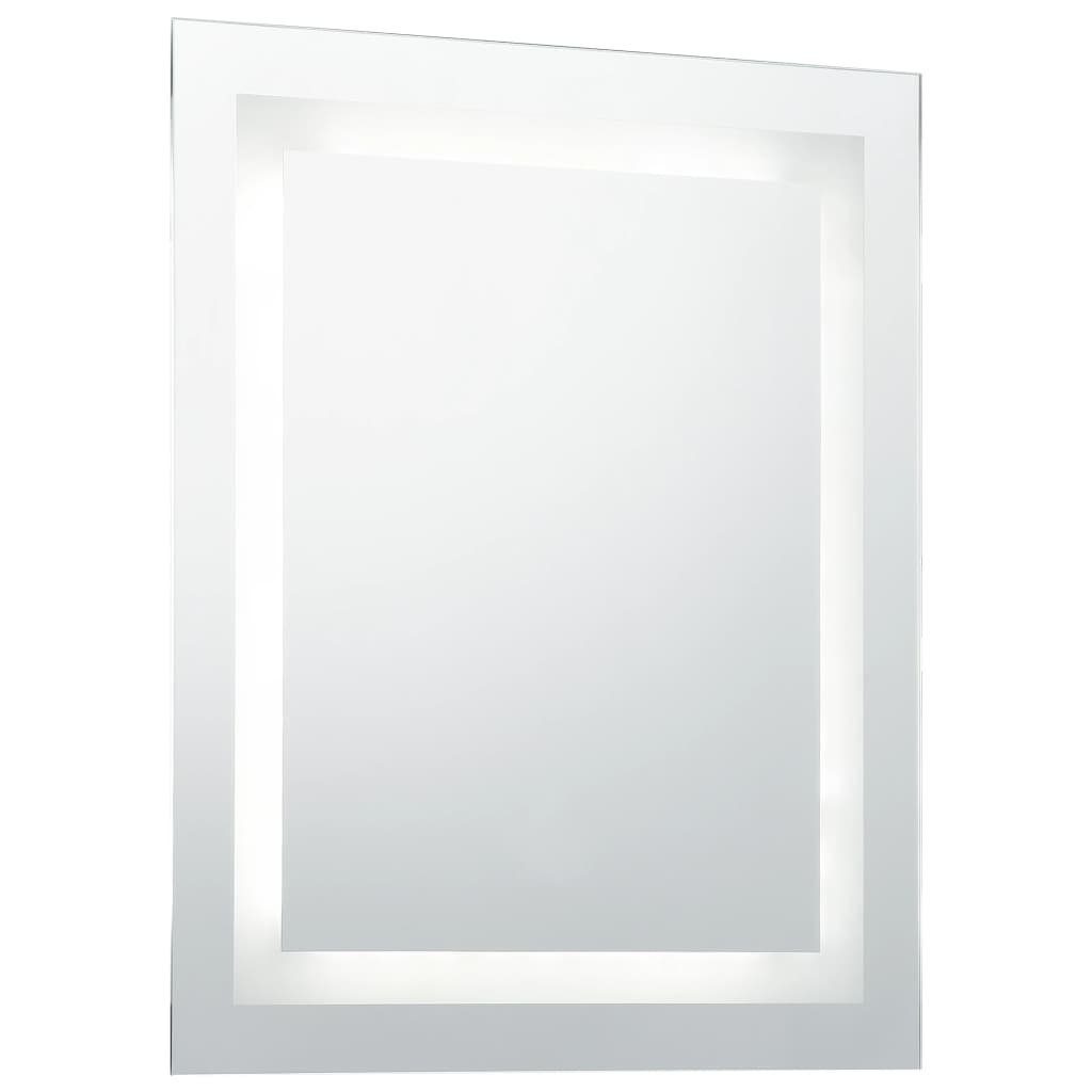 furnicato Wandspiegel LED-Badspiegel mit Berührungssensor cm 60x80