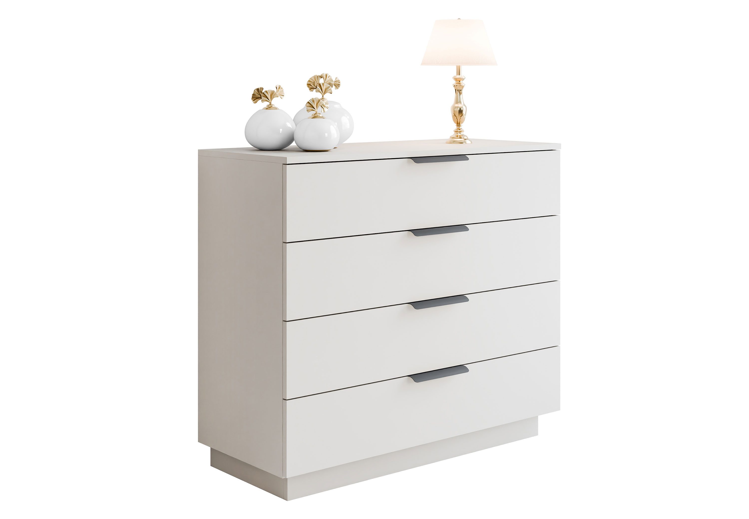 Lookway Kommode LINA KASCHMIR 95 cm mit LED-Beleuchtung auf Sockel