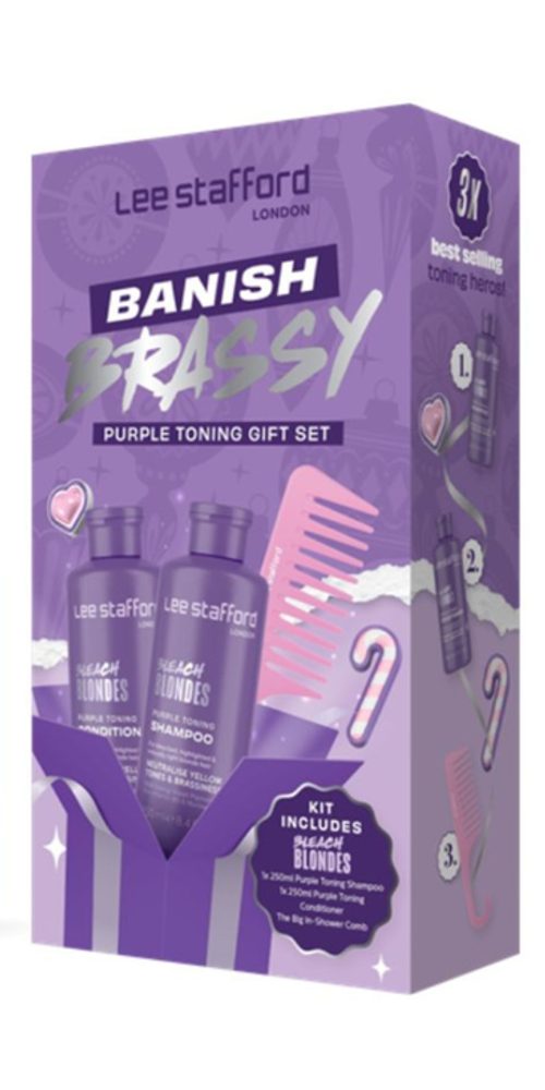 Lee Stafford Haarspülung Lee Stafford Banish Brassy Blondes Toning Kit