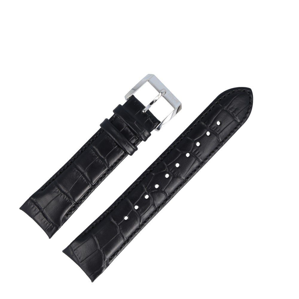 BOSS Uhrenarmband 22mm Leder Schwarz 659302482 günstig online kaufen